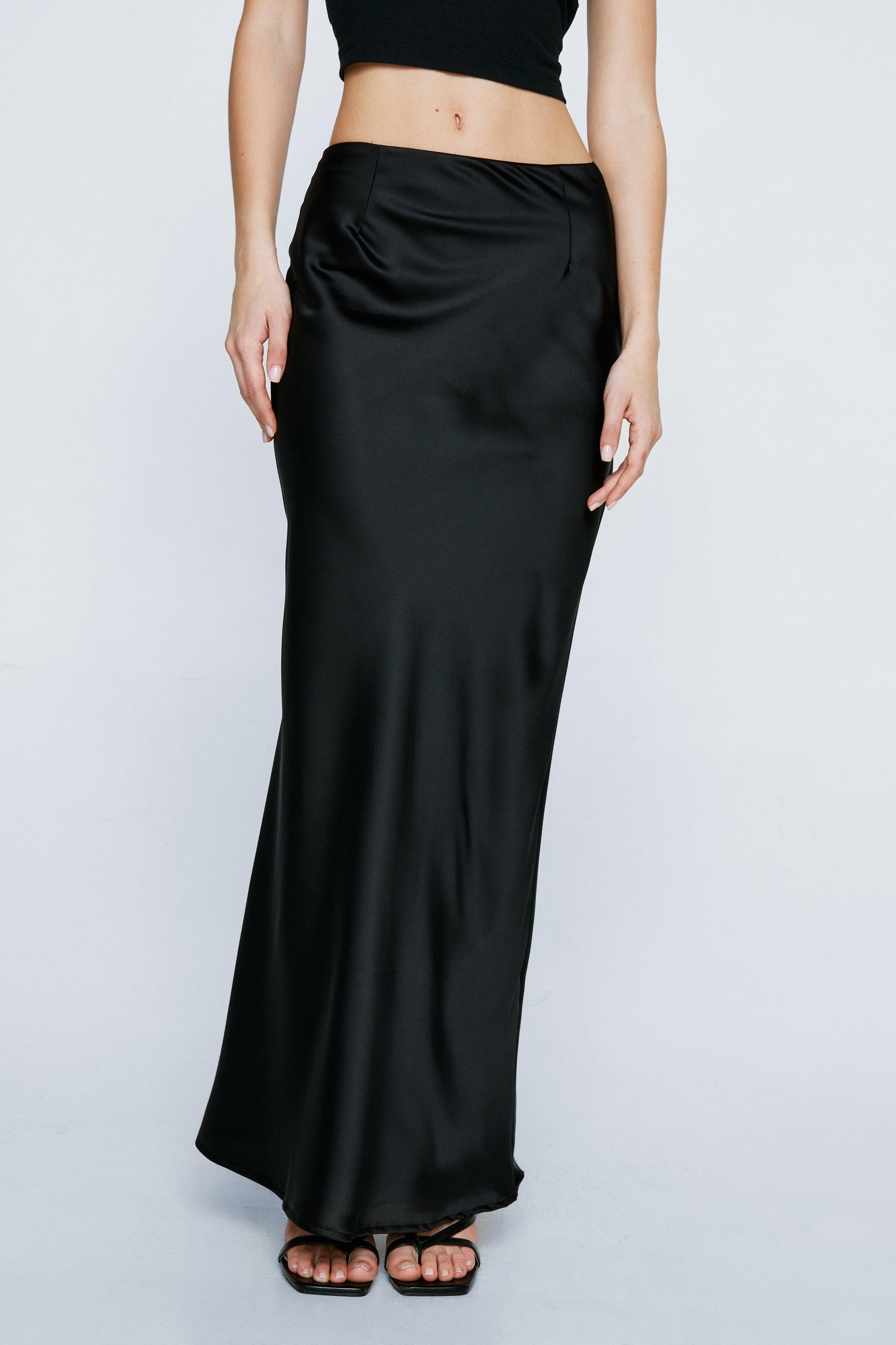 Womens black hotsell maxi skirt