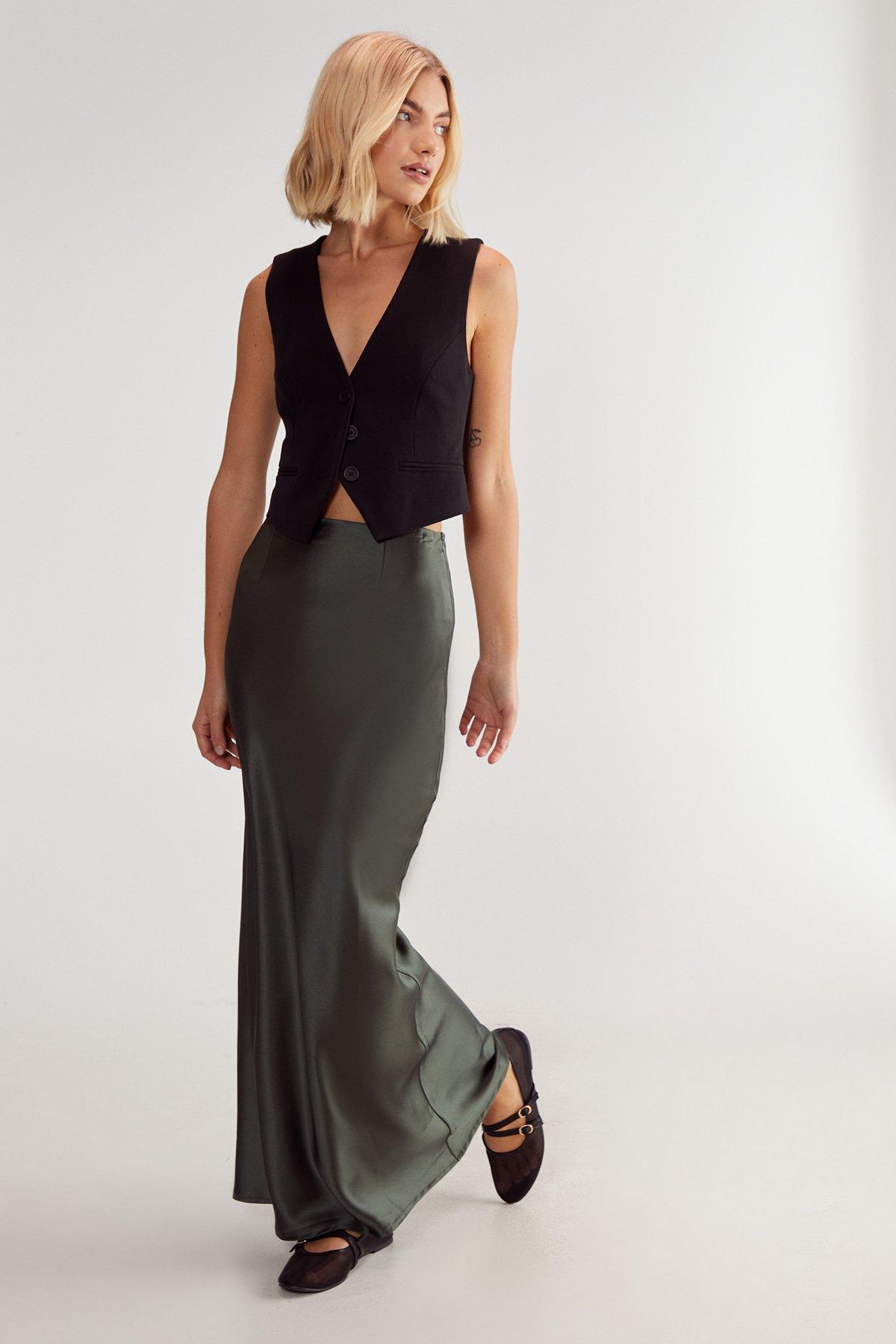 【NONCODE】Bri And Low Satin Long Skirt NONCODE】Bri And Low Satin Long Skirt (NONCODE/スカート