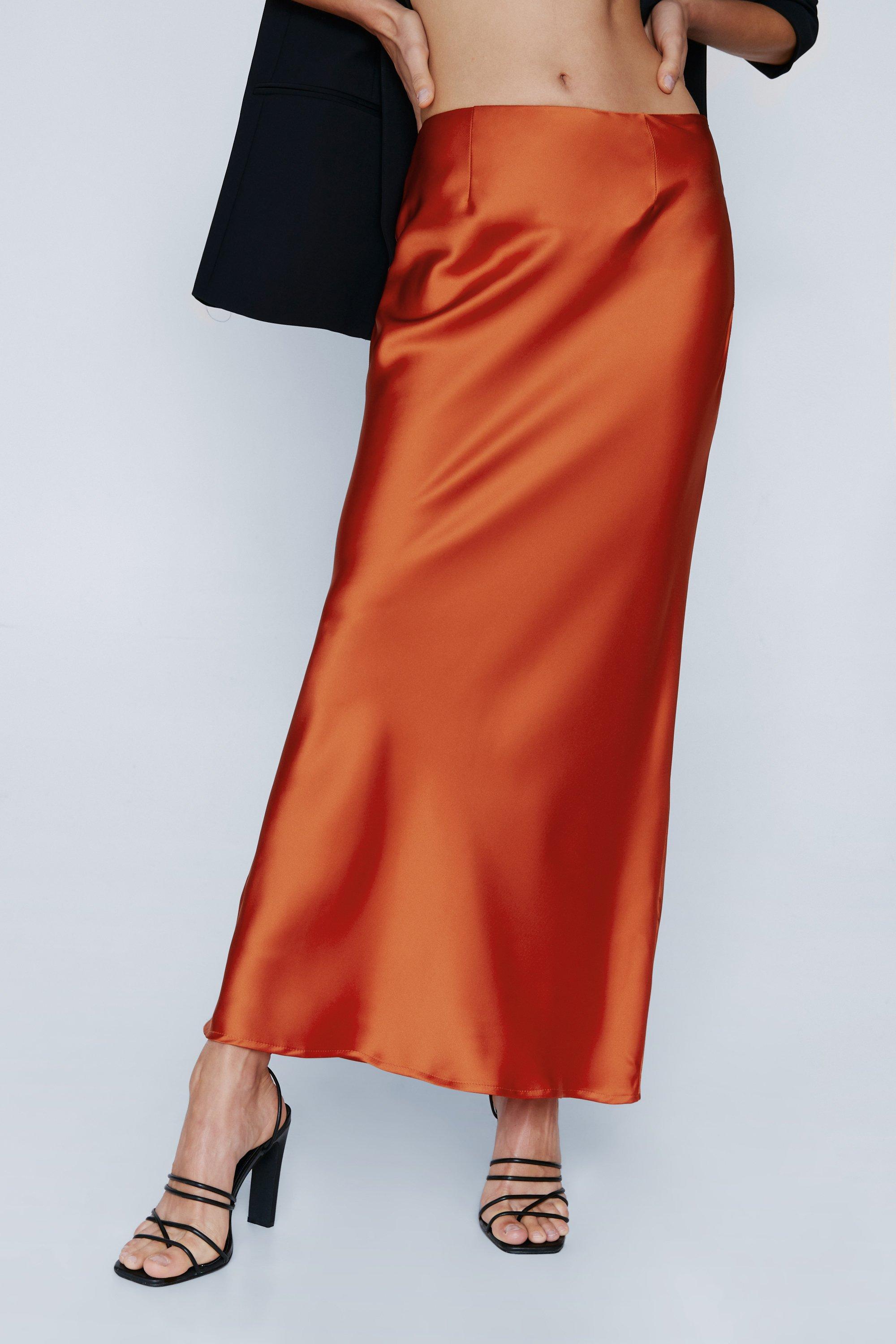 Satin Maxi Skirt