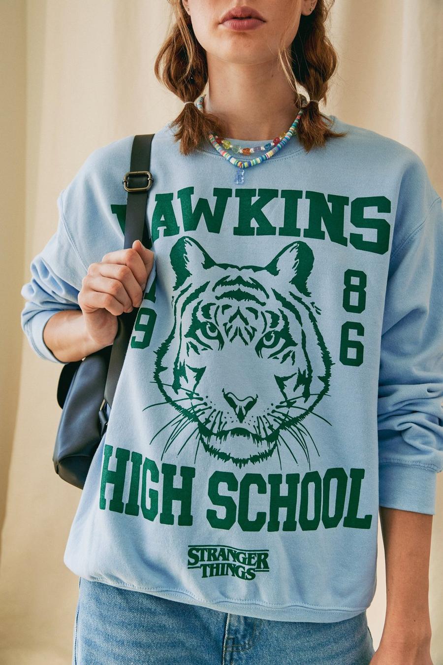 Stranger Things Hawkins High Oversized Sweatshirt