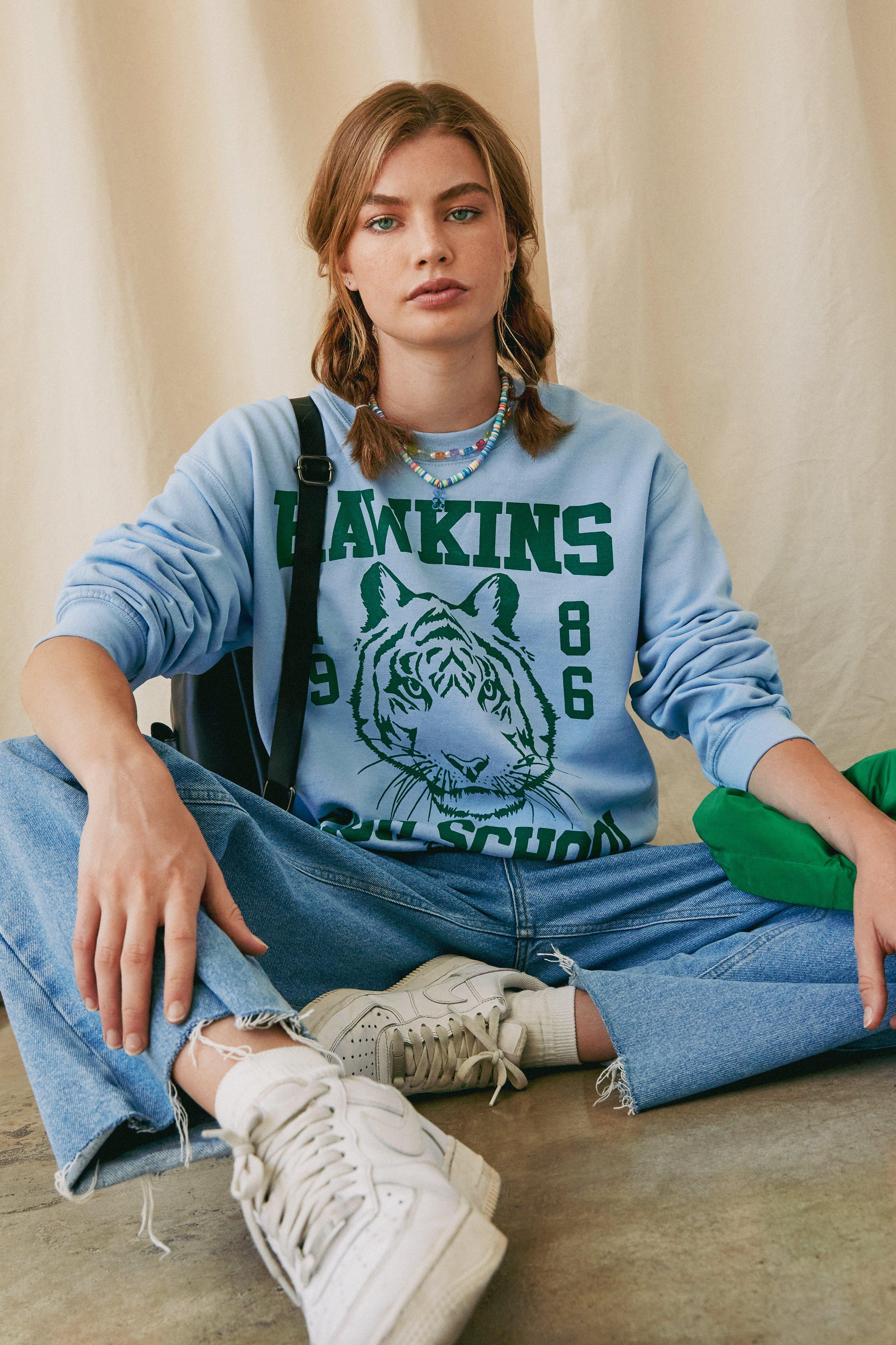 Stranger Things Hawkins High Oversized Sweatshirt