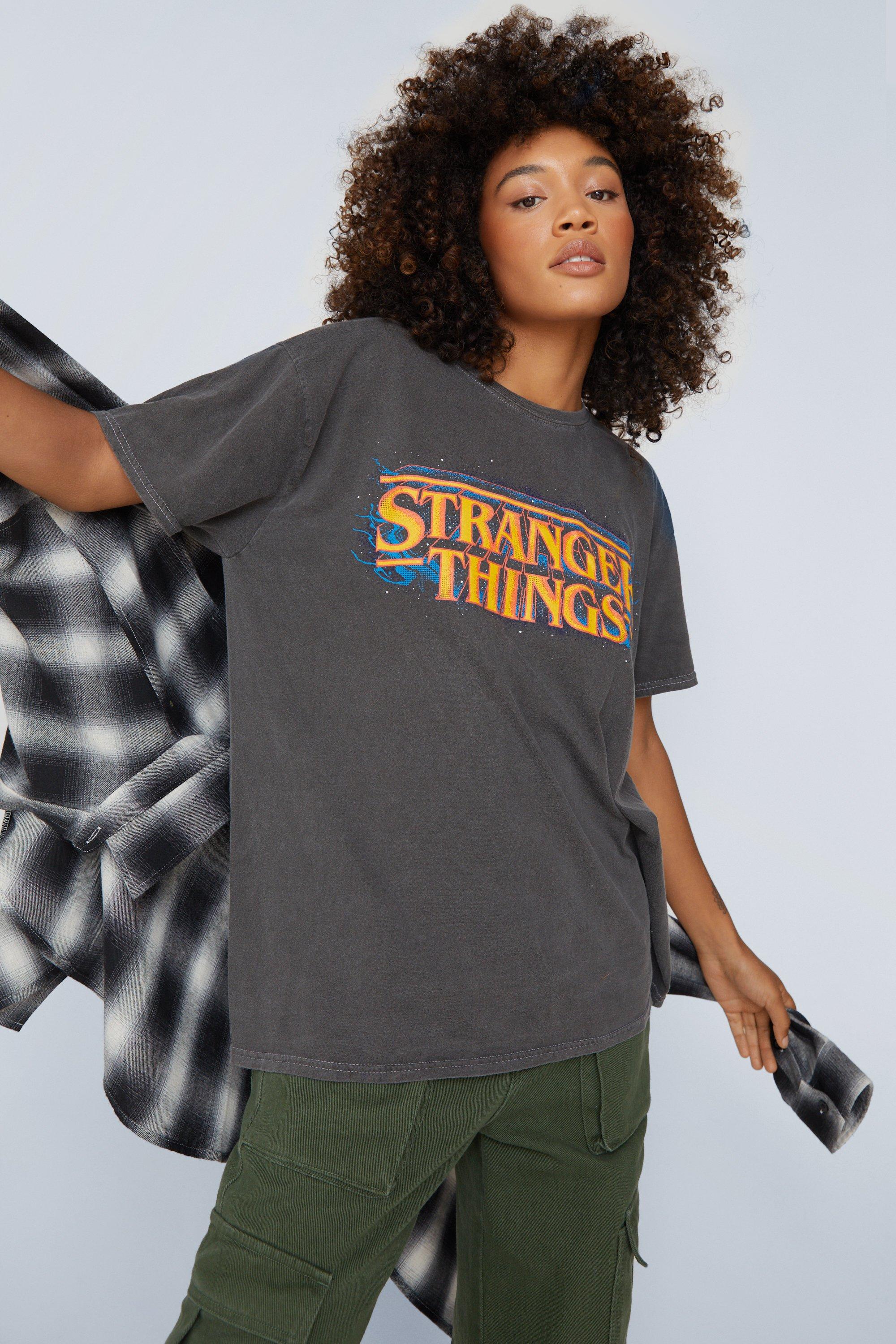 Stranger Things Graphic Oversized T shirt