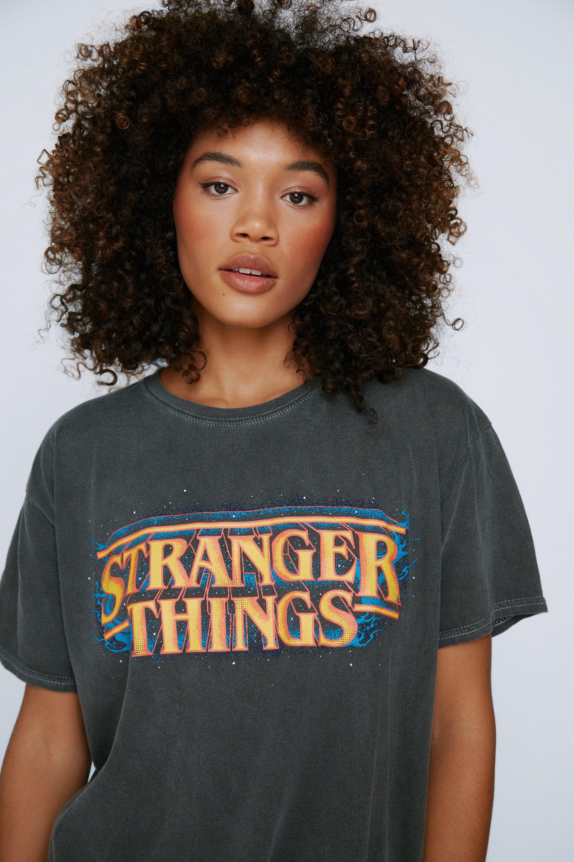 Stranger Things Graphic Oversized T shirt