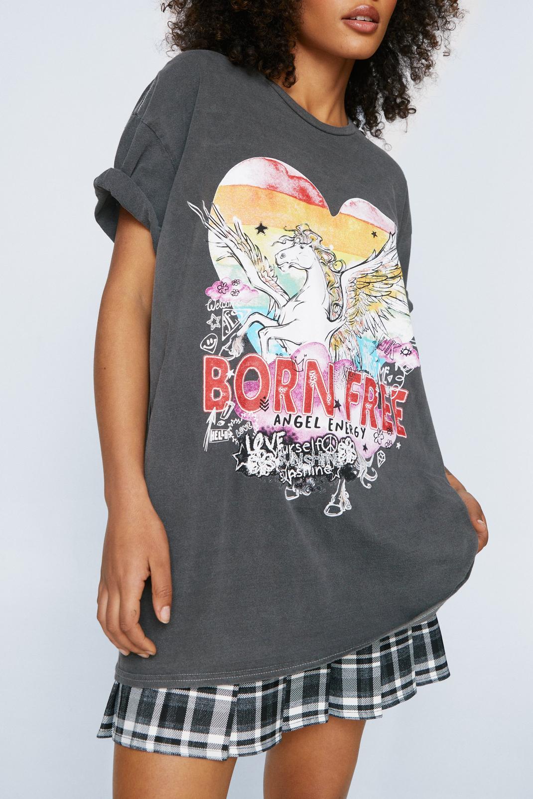 Born To Be - Oversized T-Shirt for Women