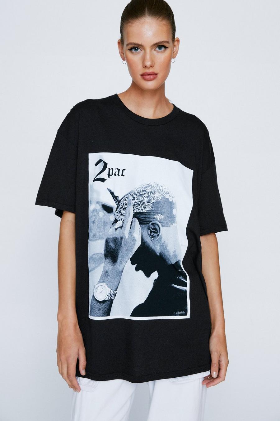 2Pac Graphic Oversized T-Shirt