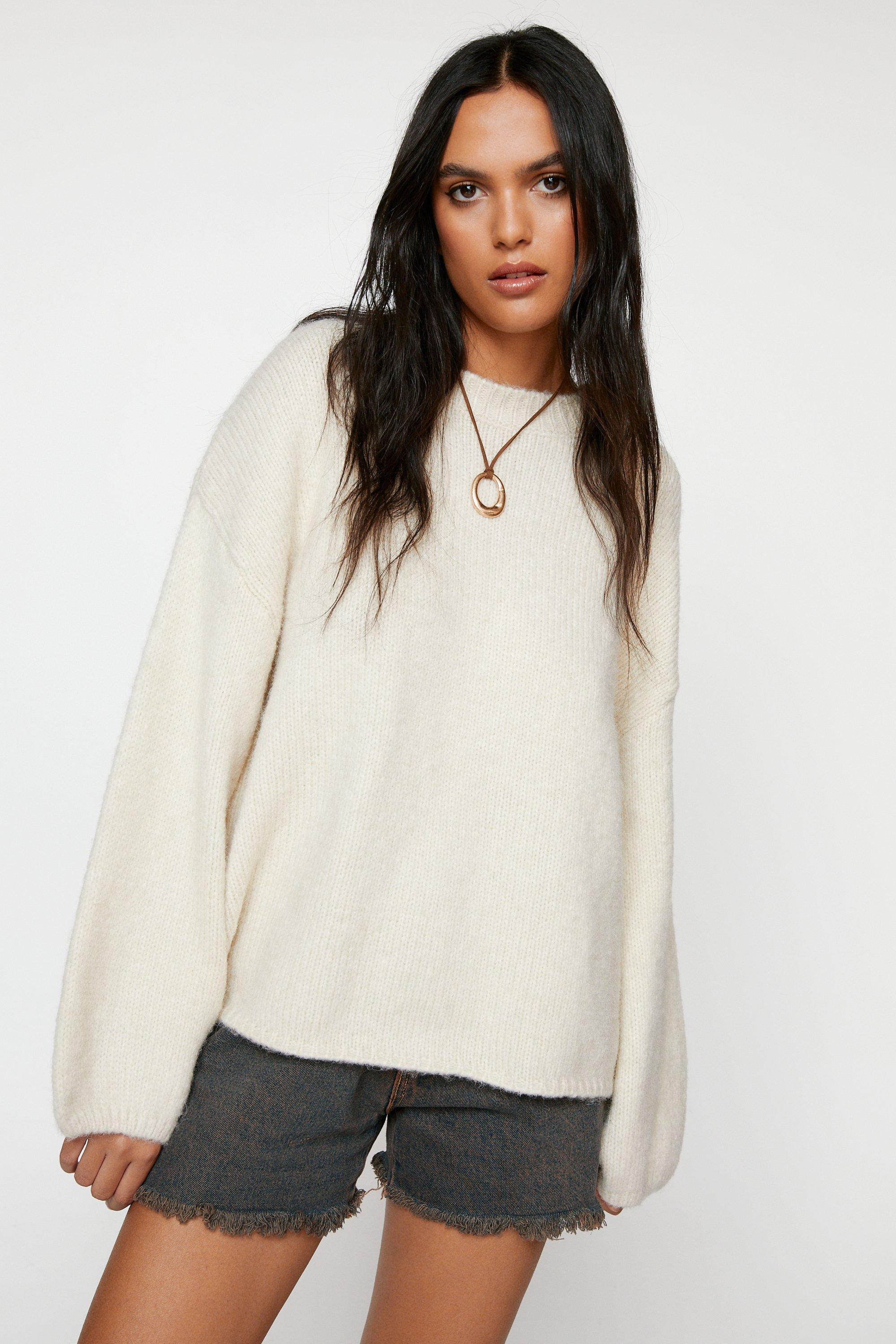 Oversized Crew Neck Jumper | Nasty Gal