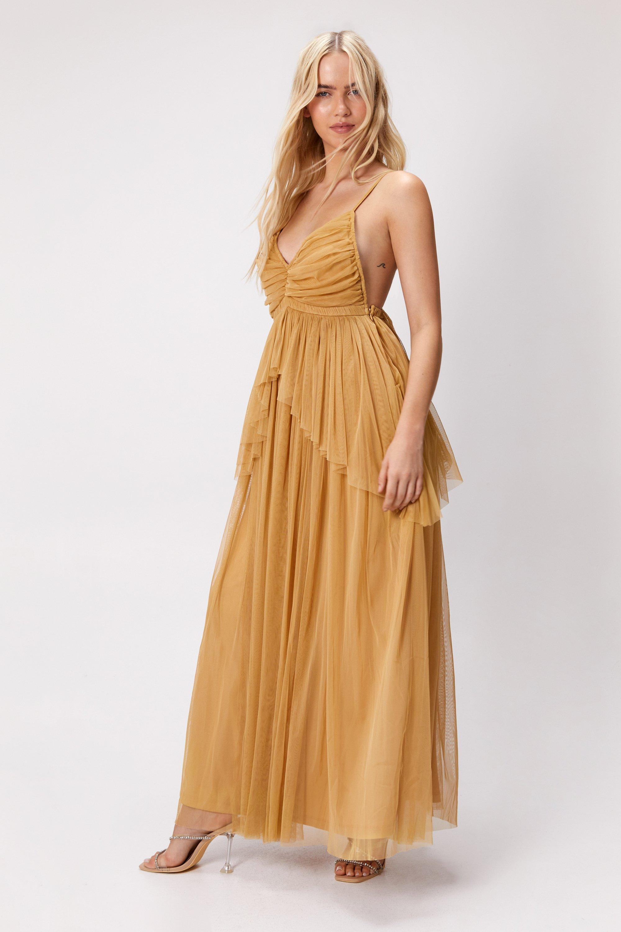 Tulle Maxi Dress