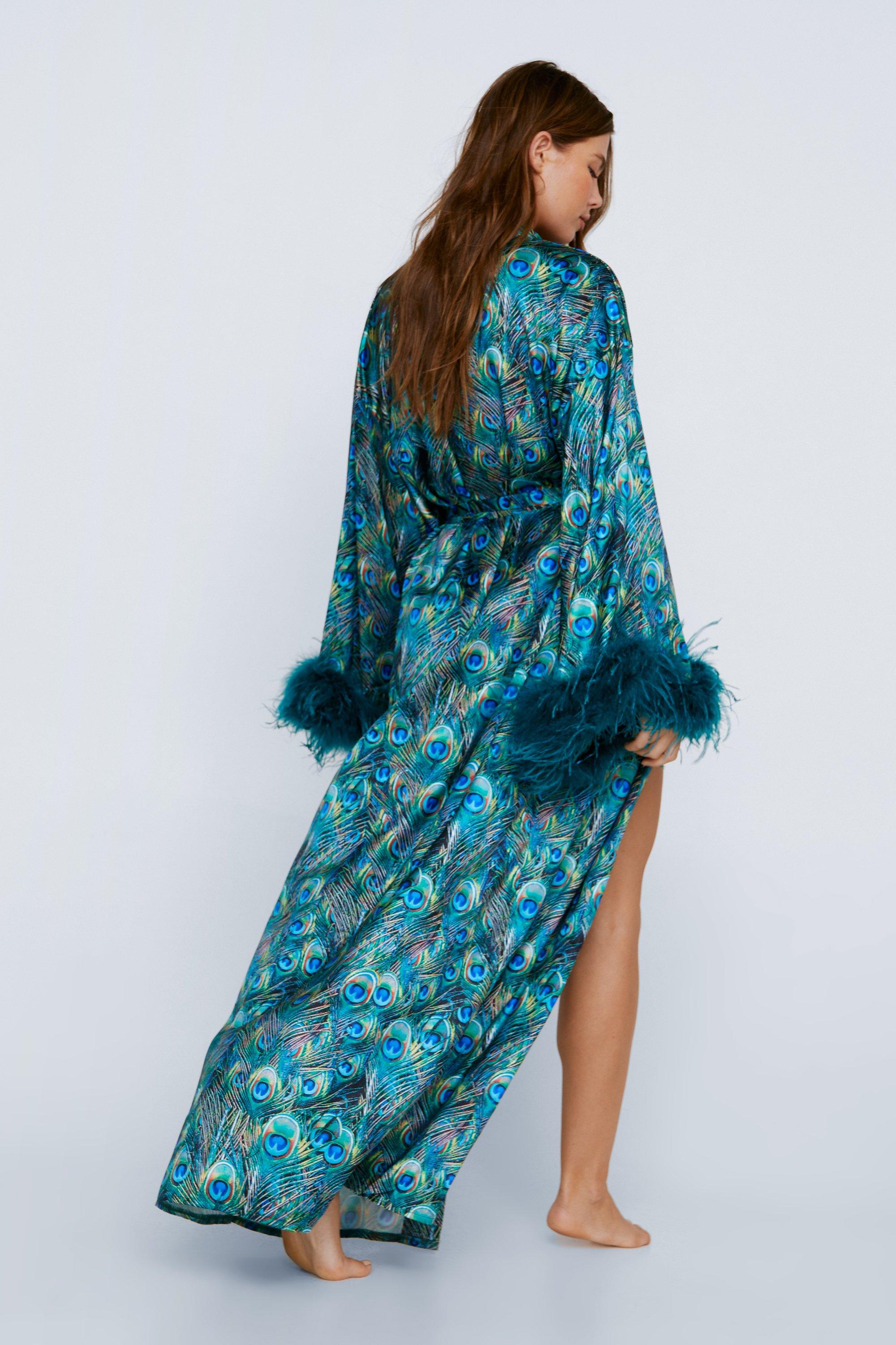 Nasty gal robe satin hot sale