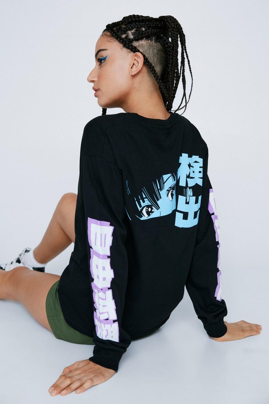 Anime Inspired Graphic Skater T-shirt