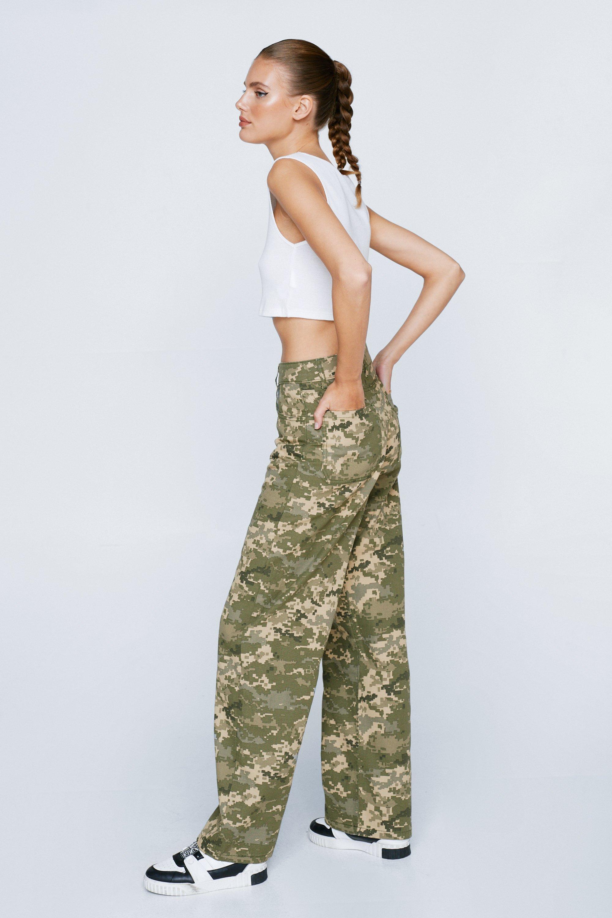 Nasty gal best sale camo joggers