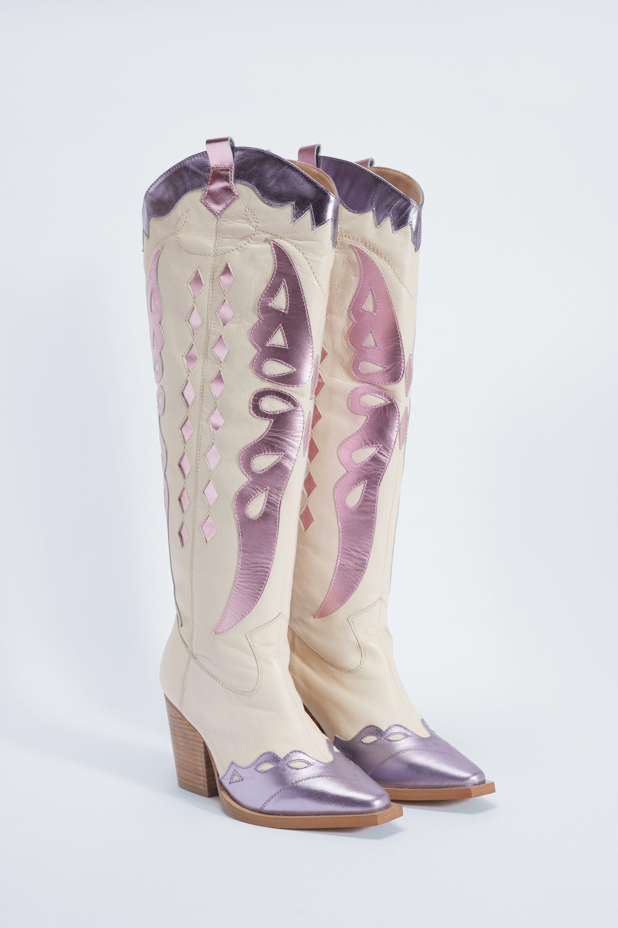 Womens butterfly store cowboy boots