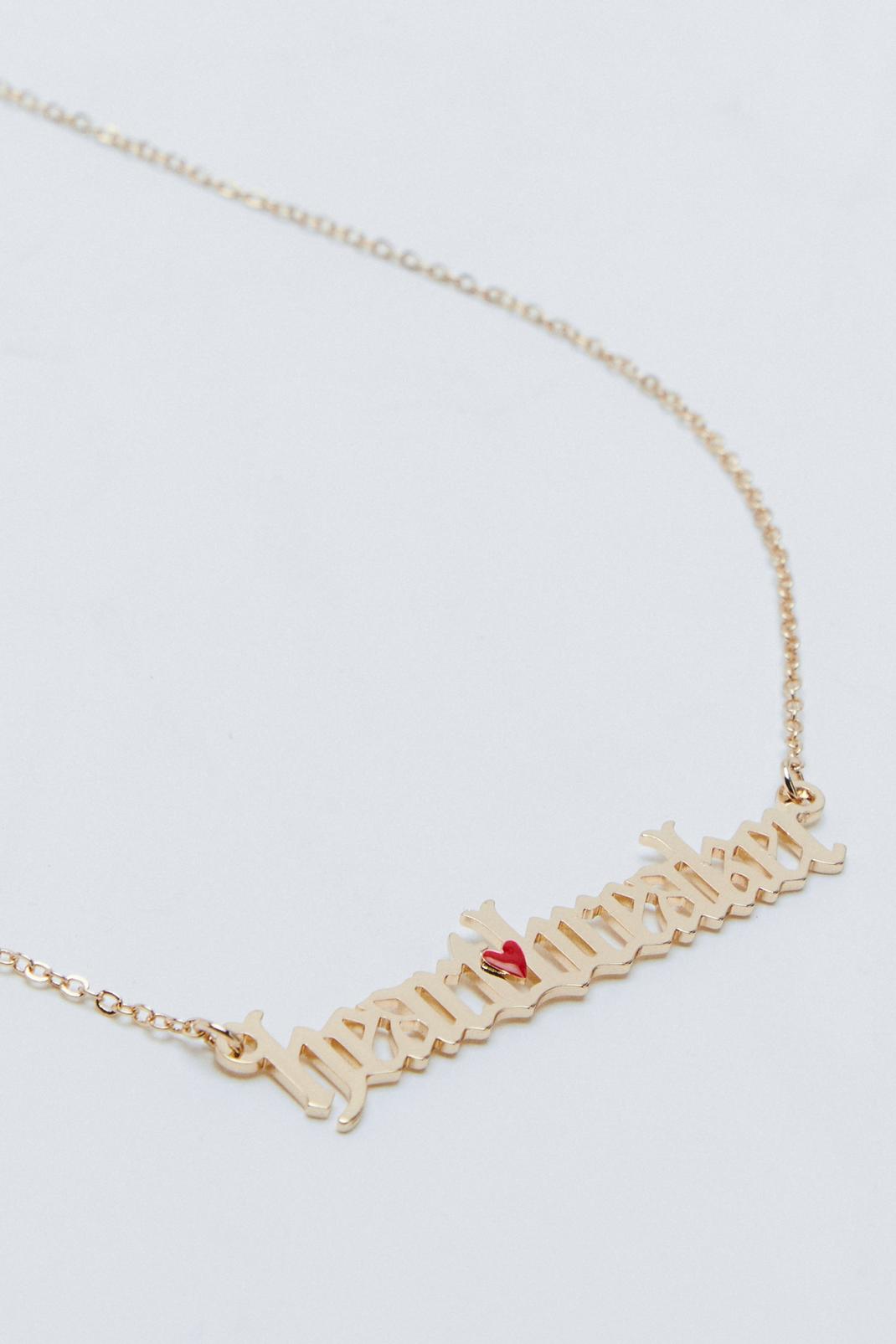 Gold Heartbreaker Necklace image number 1