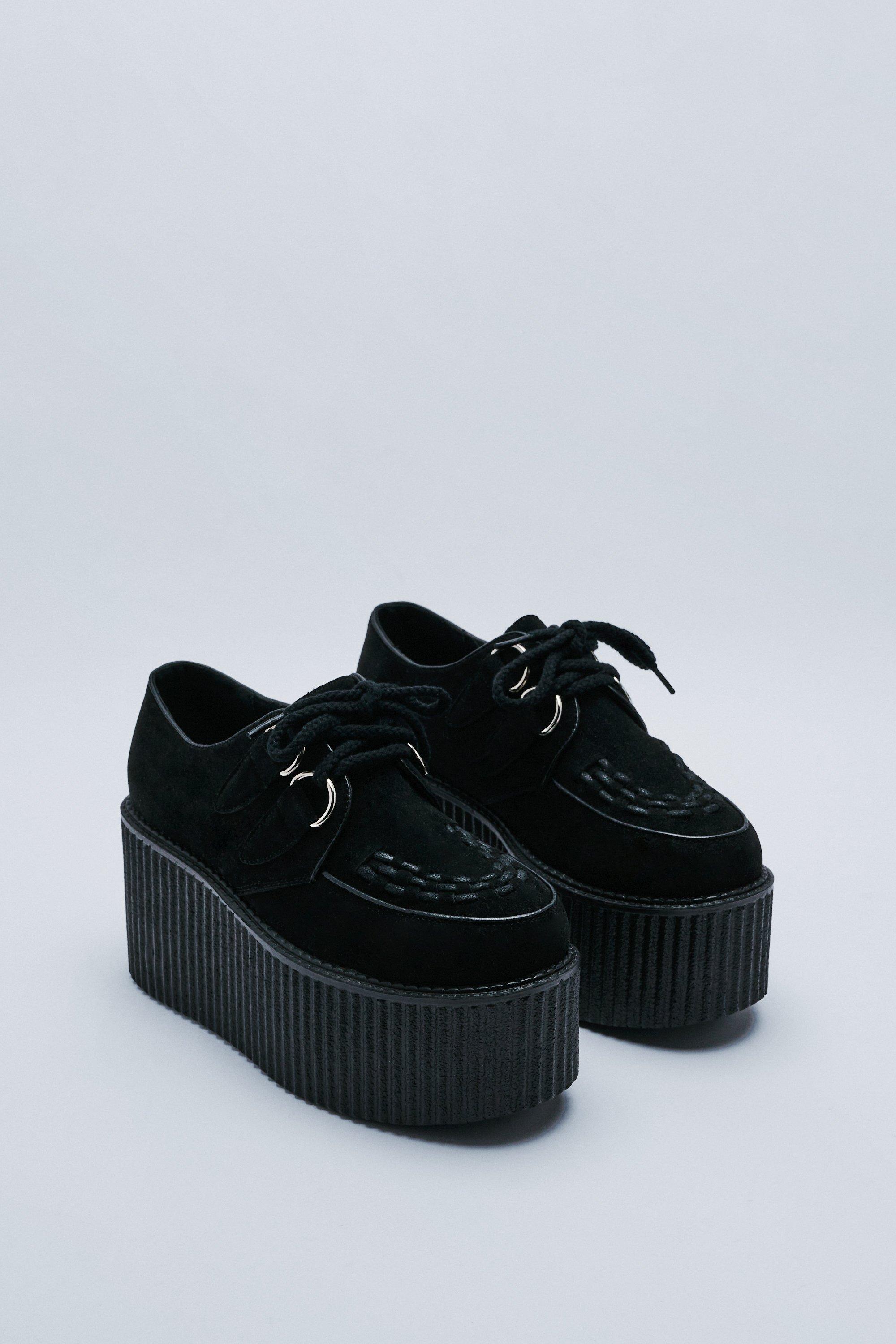 Creepers: Black Creeper Shoes & Plaform Creepers