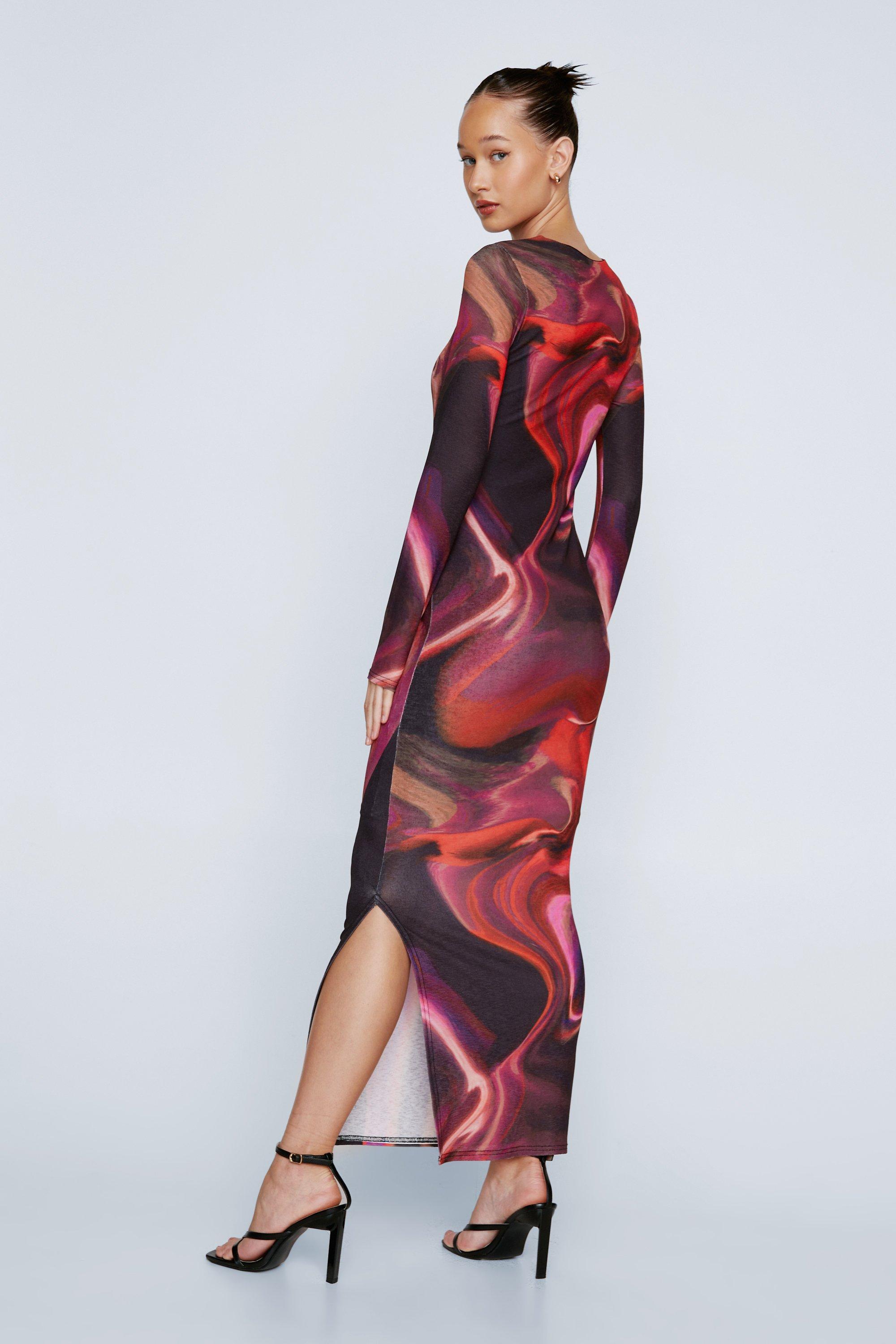 Nasty gal long sleeve dress sale