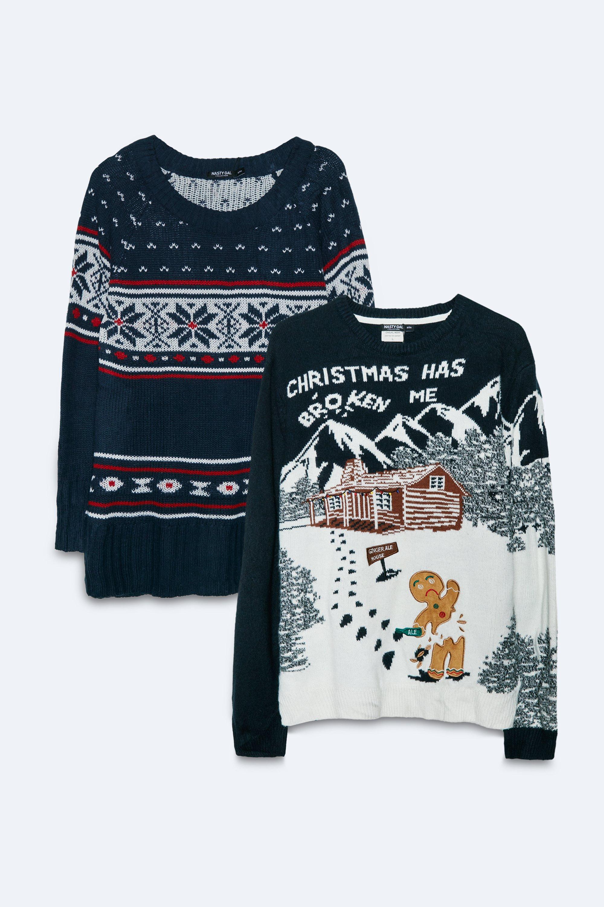 Nasty gal outlet christmas jumper