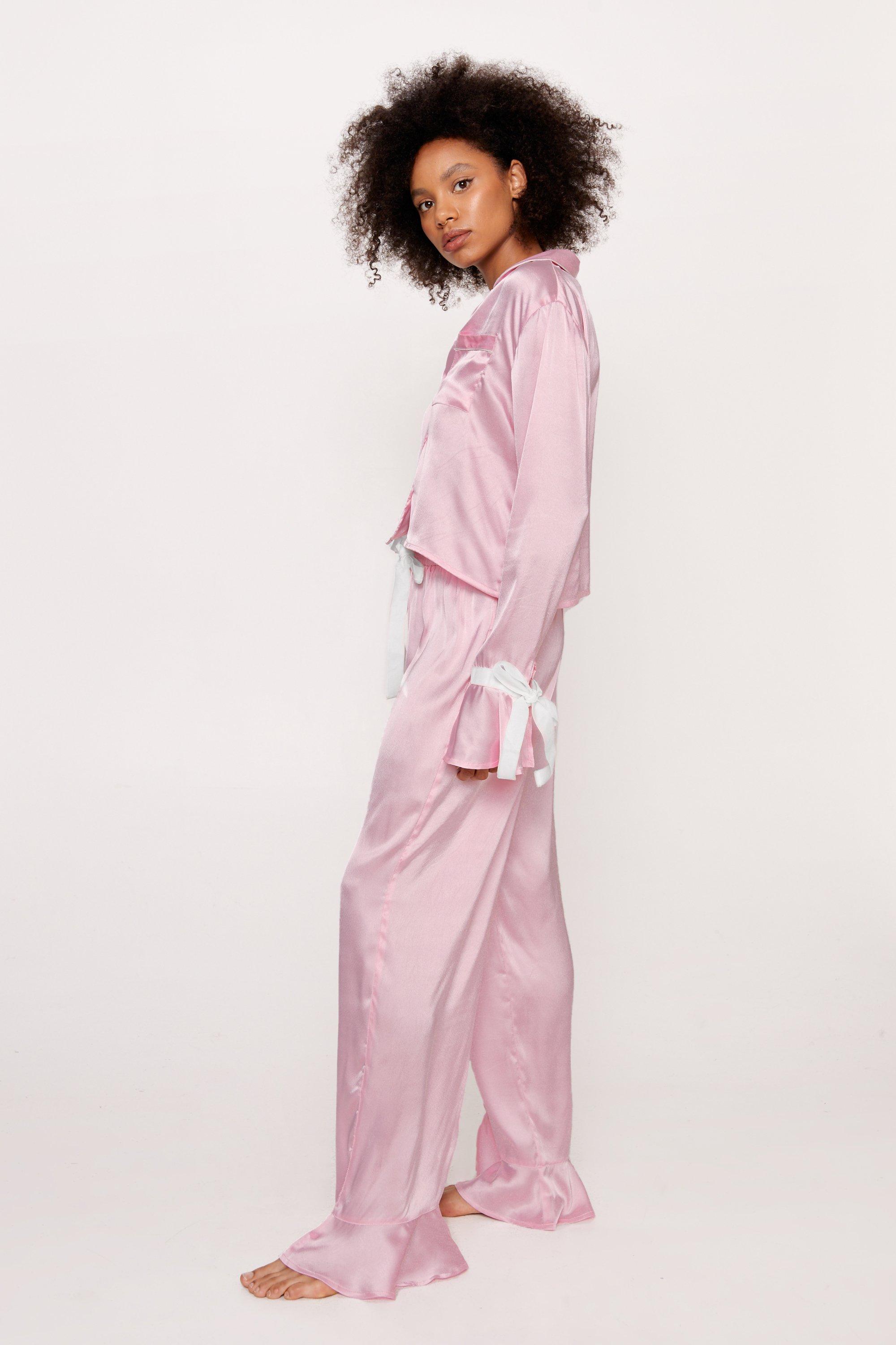 Satin Pajama Shirt and Pants