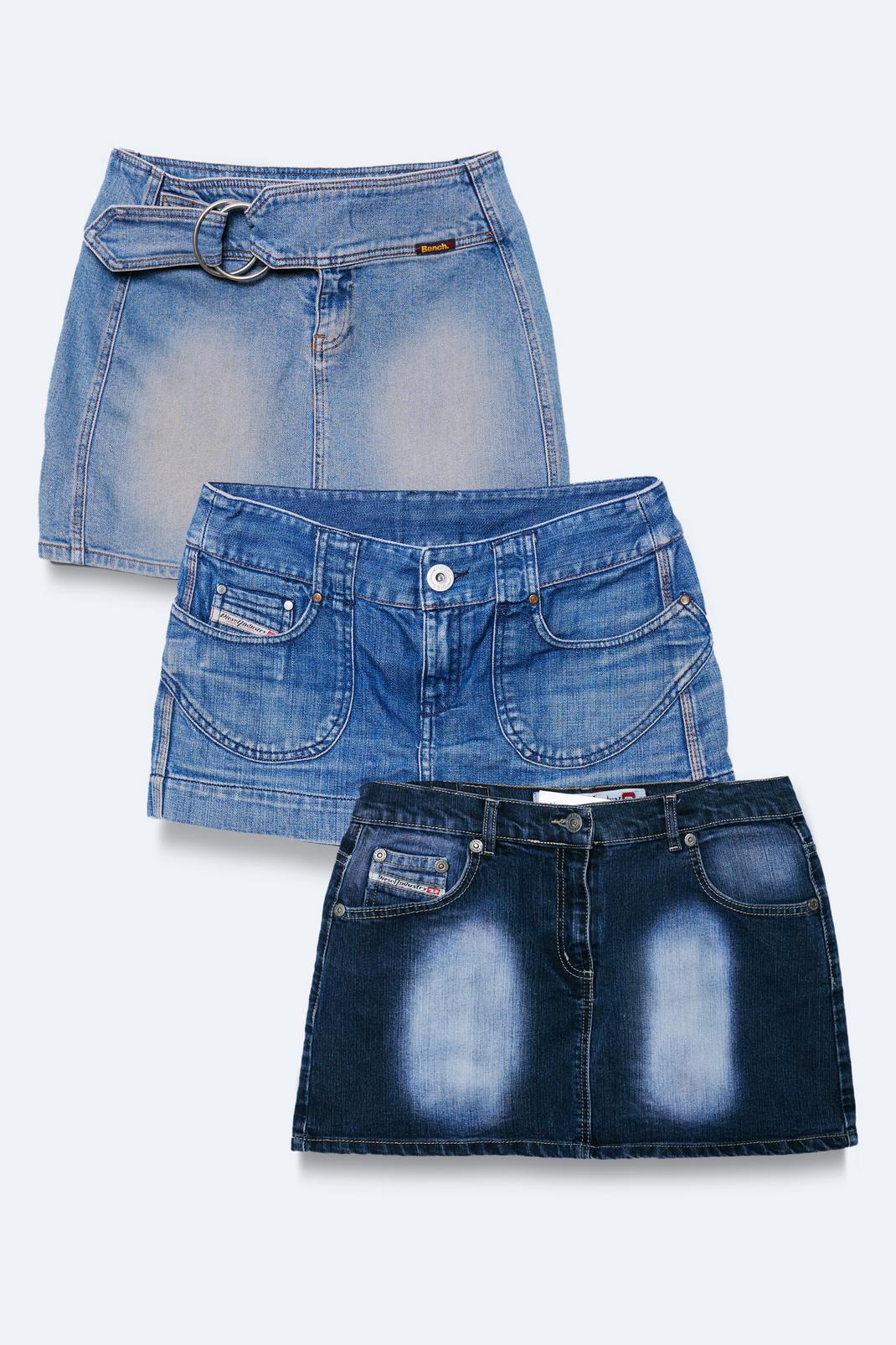 Mini jupe vintage Y2k, Blue image number 1