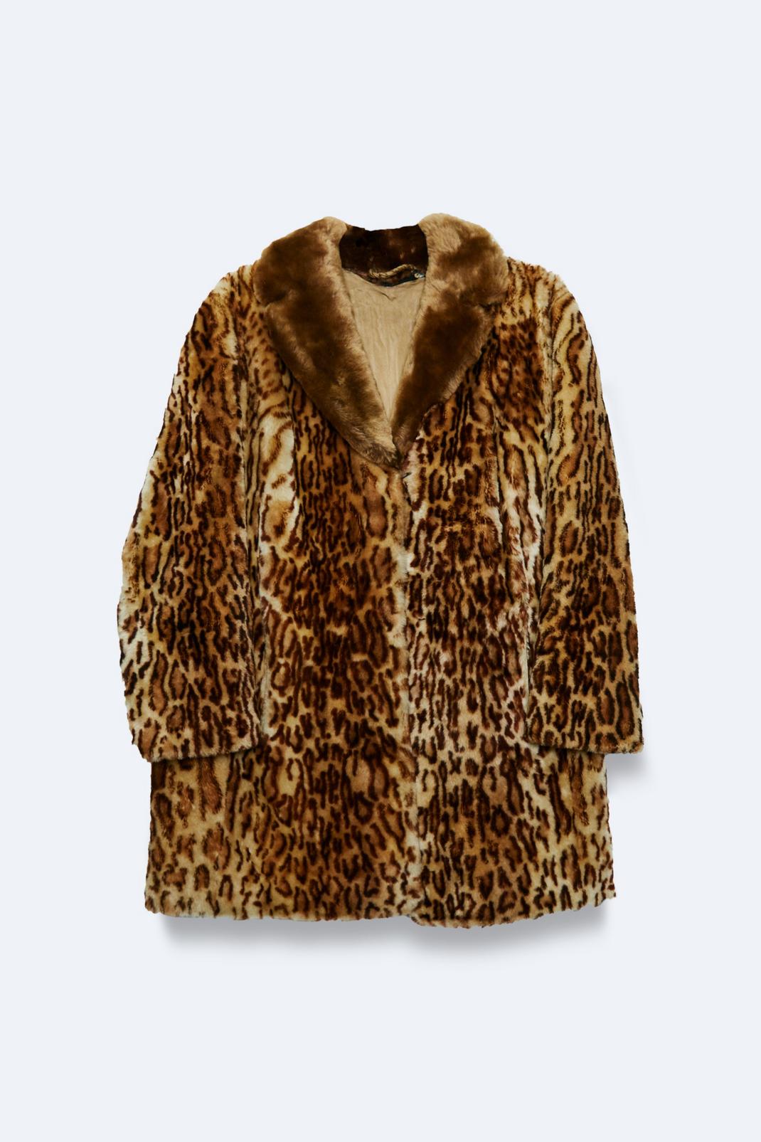 manteau leopard vintage