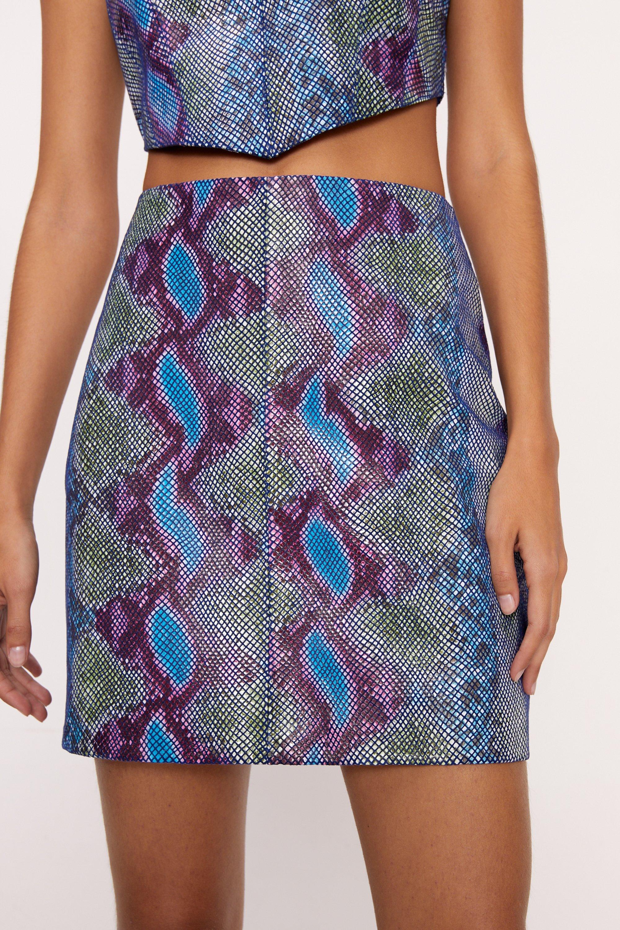 Snakeskin skirt nasty gal new arrivals