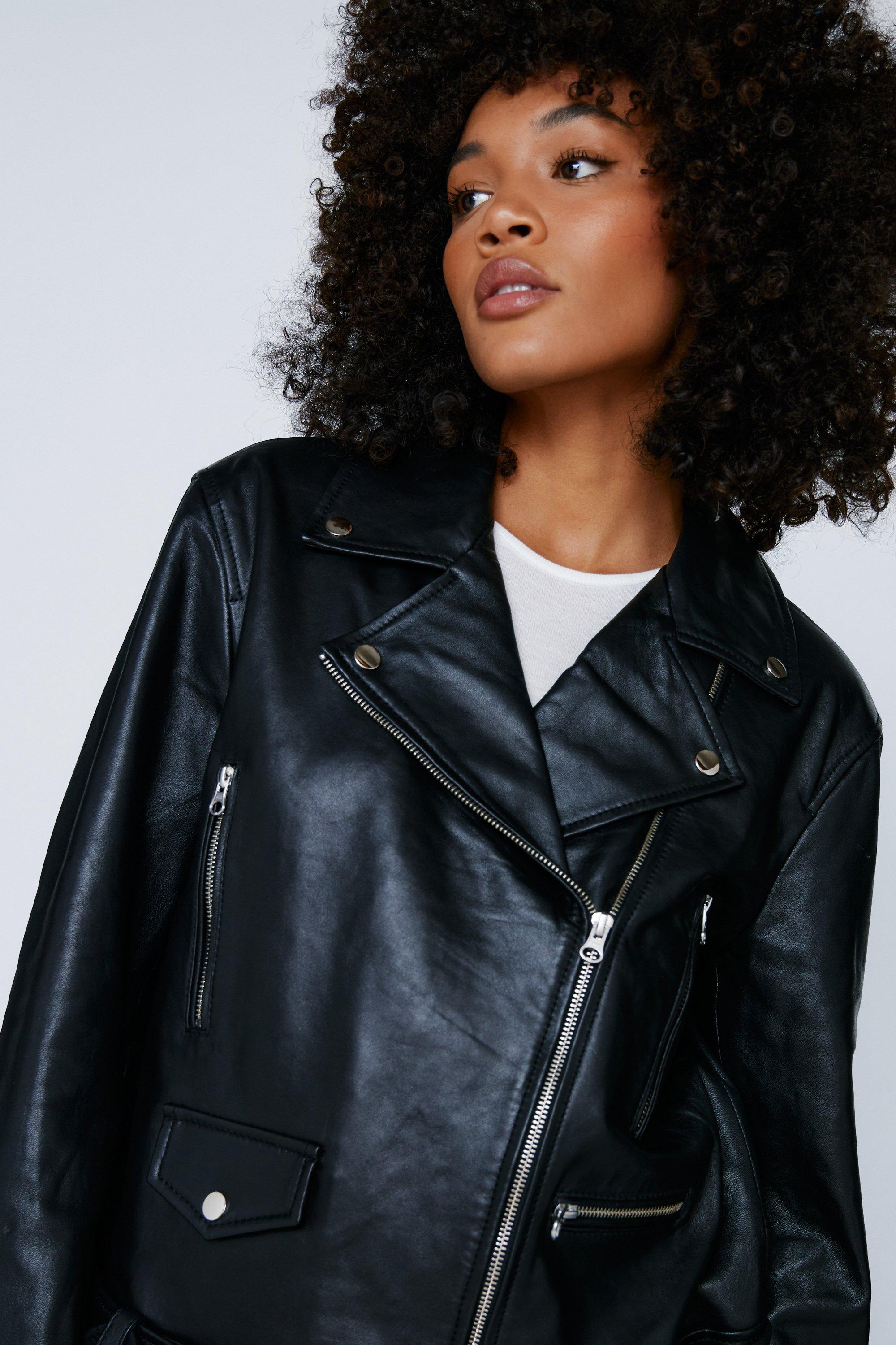 Nasty gal hot sale leather jacket