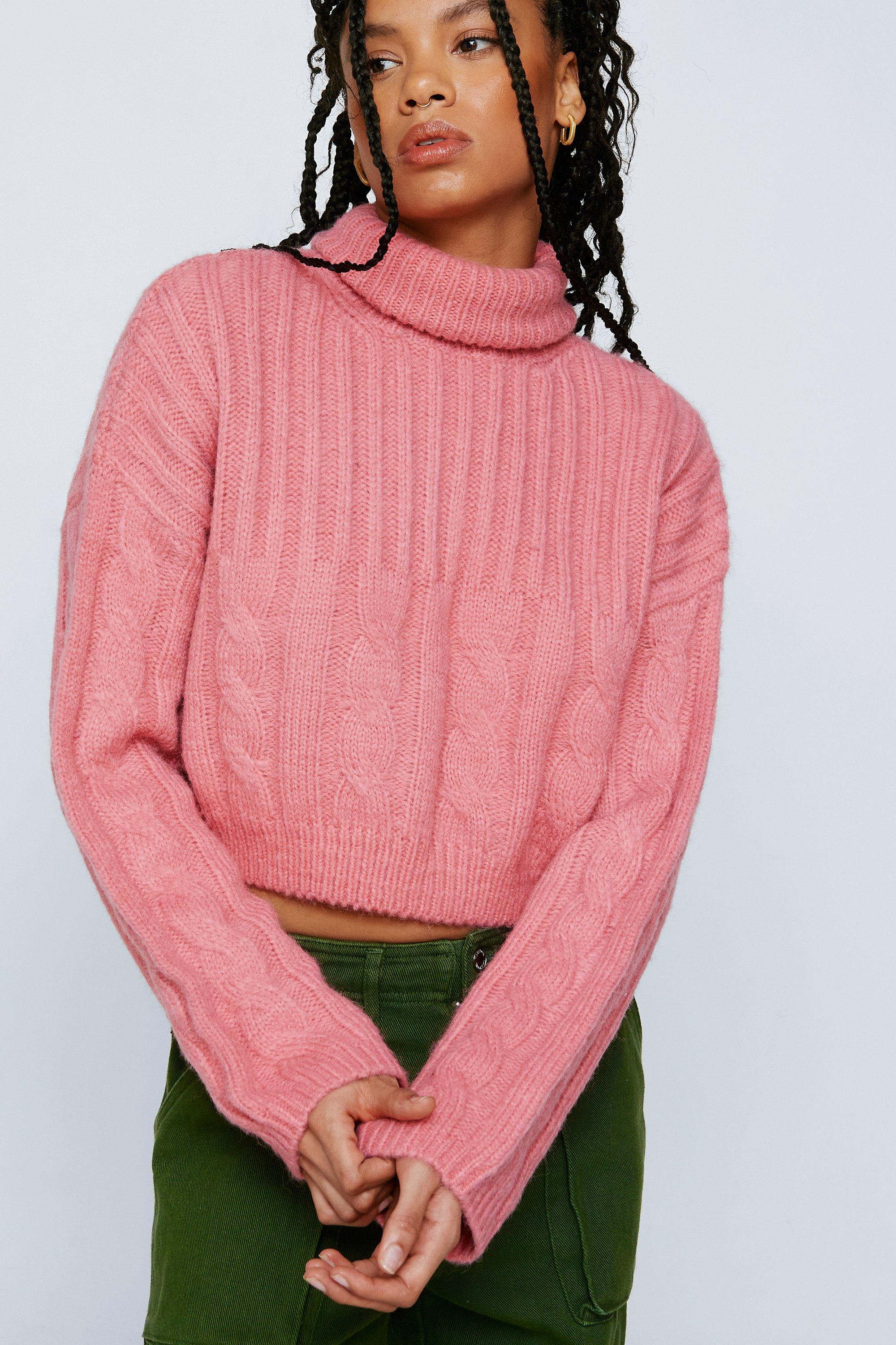 Nasty gal cropped outlet sweater