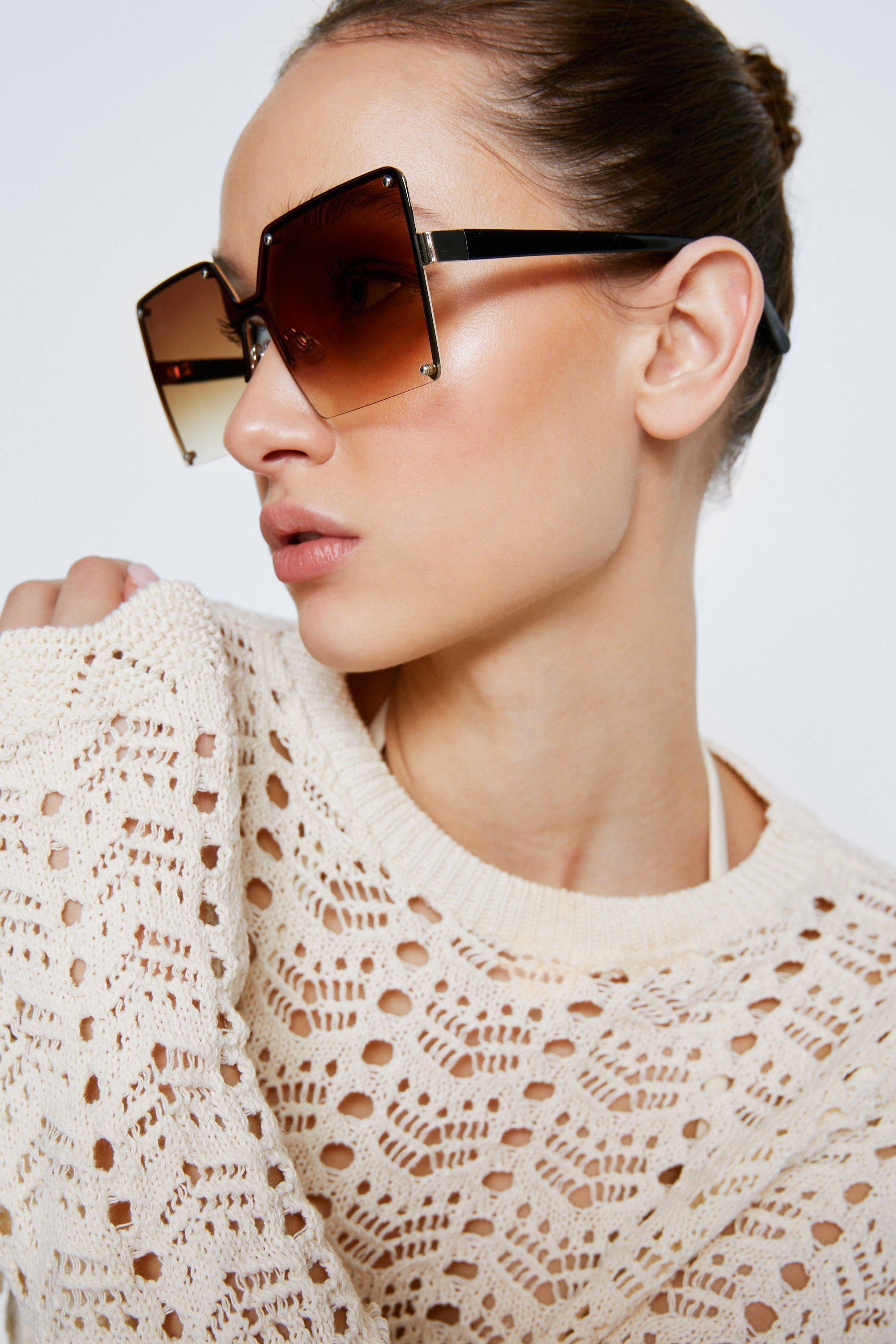 Square sales ombre sunglasses