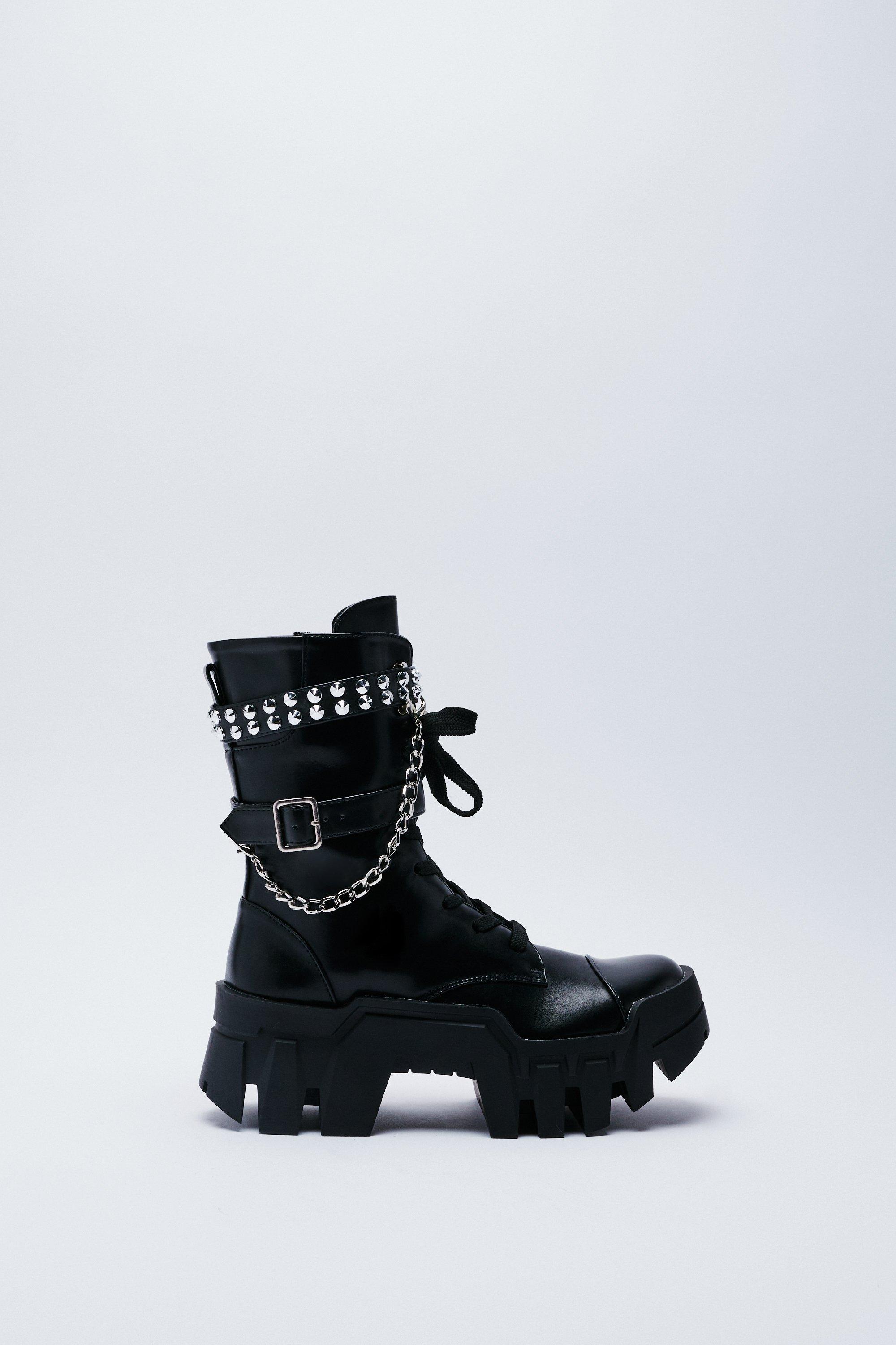 Nasty gal sale biker boots