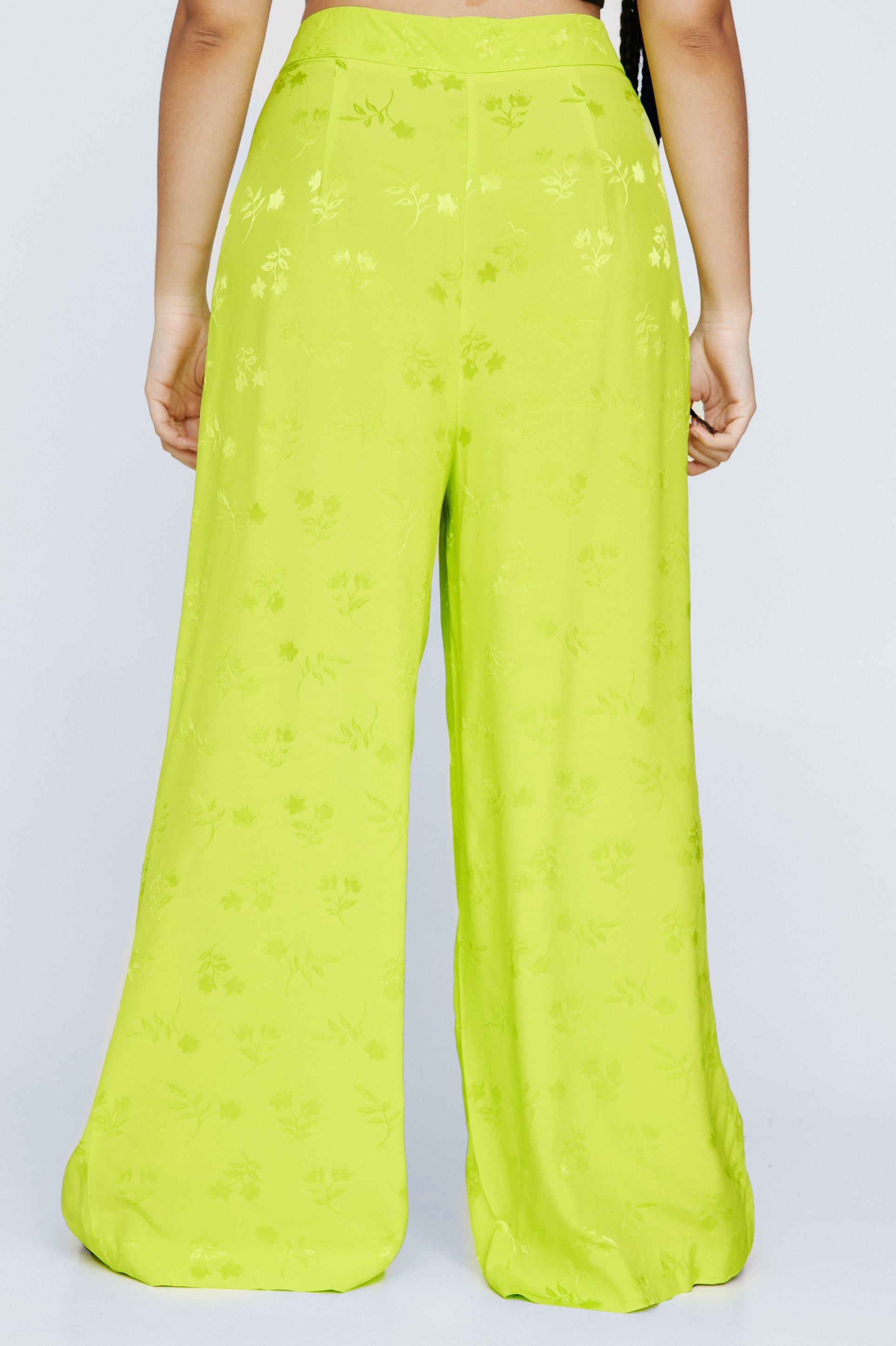 Plus size hot sale floral trousers