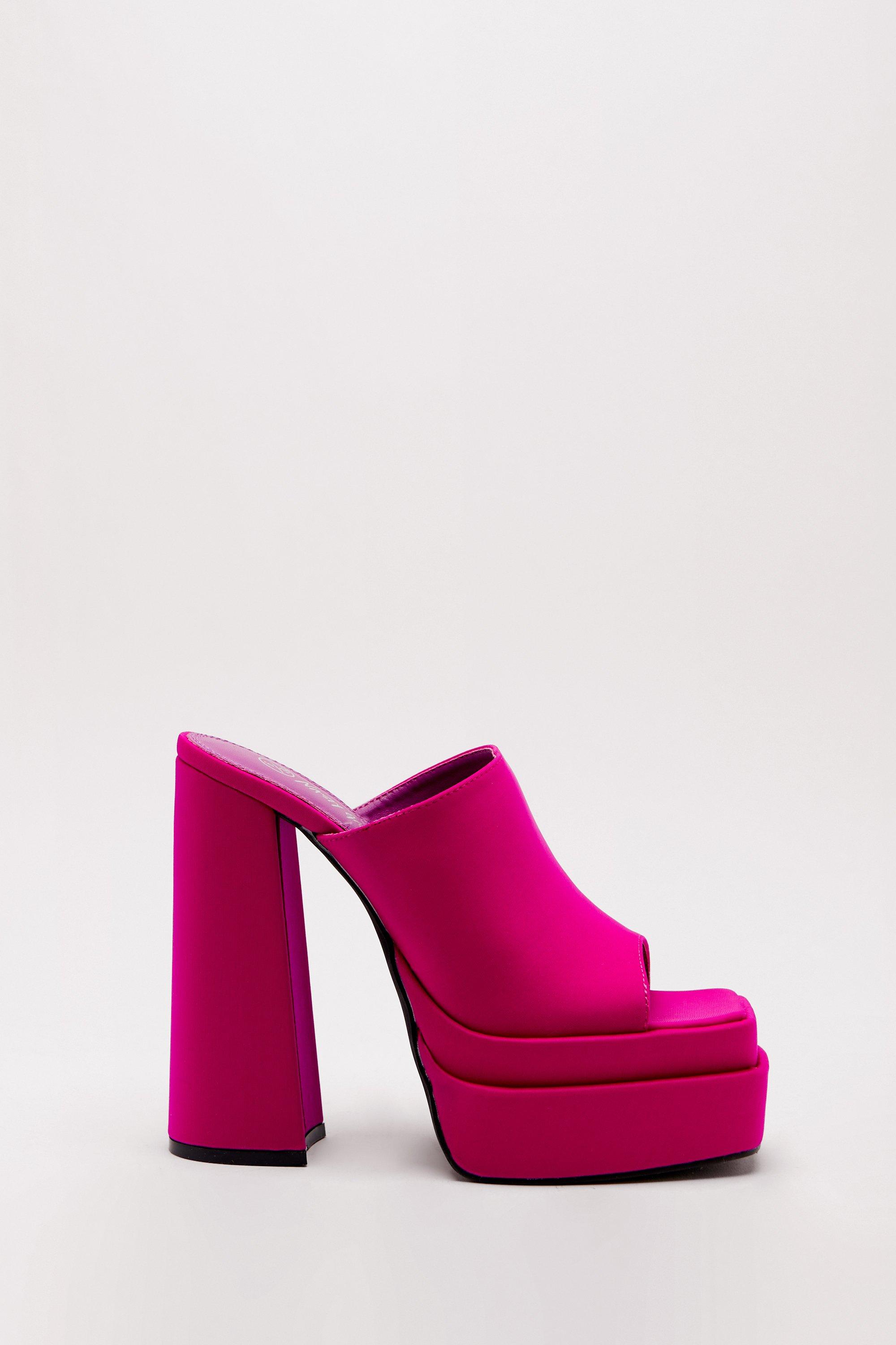 Neoprene Double Platform Heels