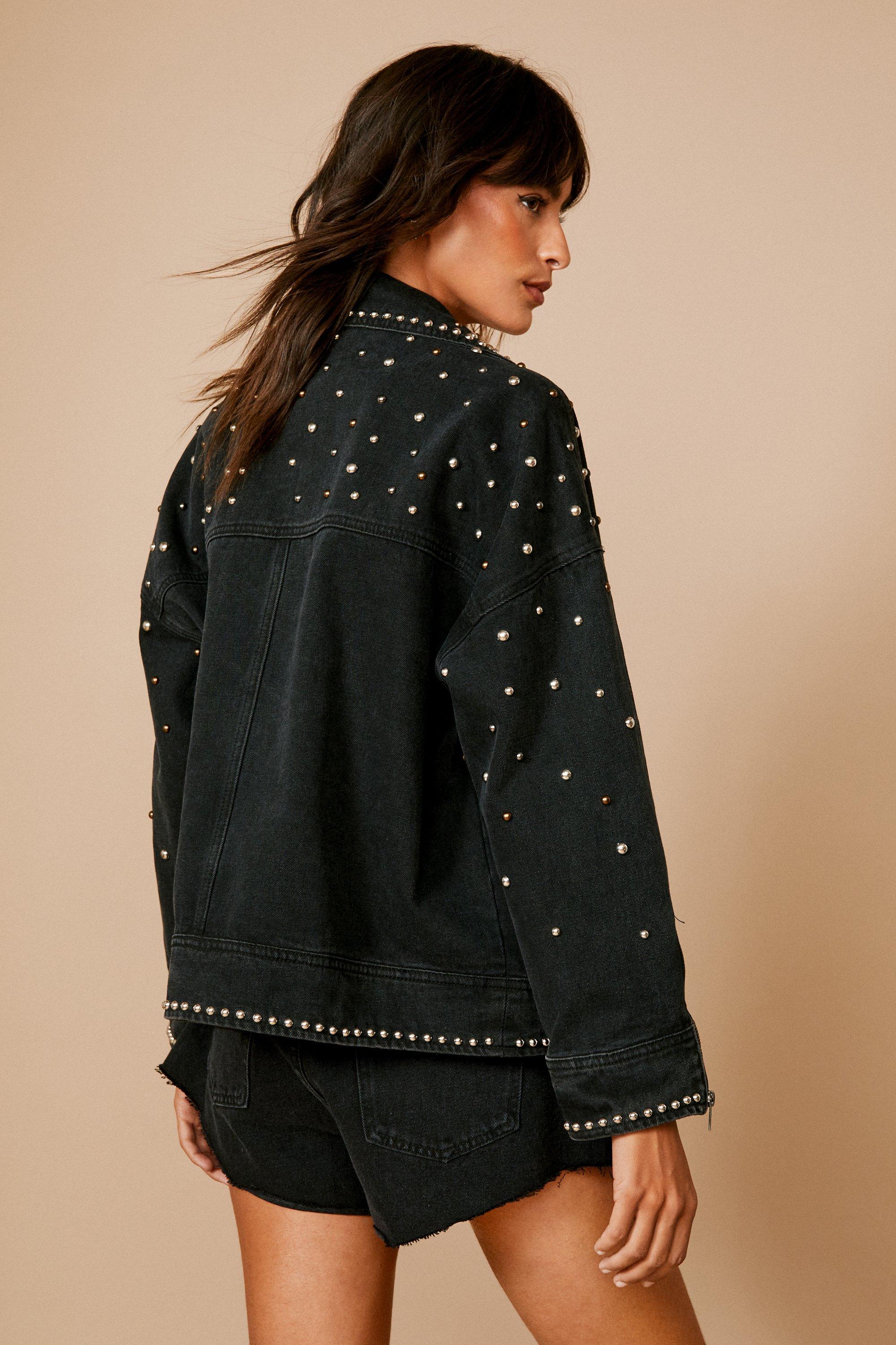 Shop Rails Grove Star-Embellished Denim Jacket