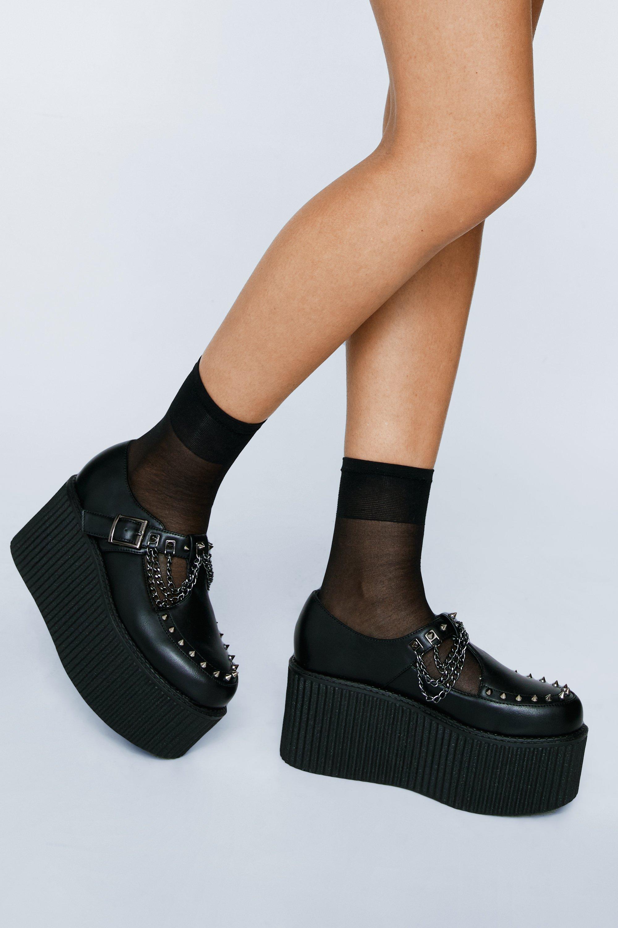 Platform best sale creeper shoes