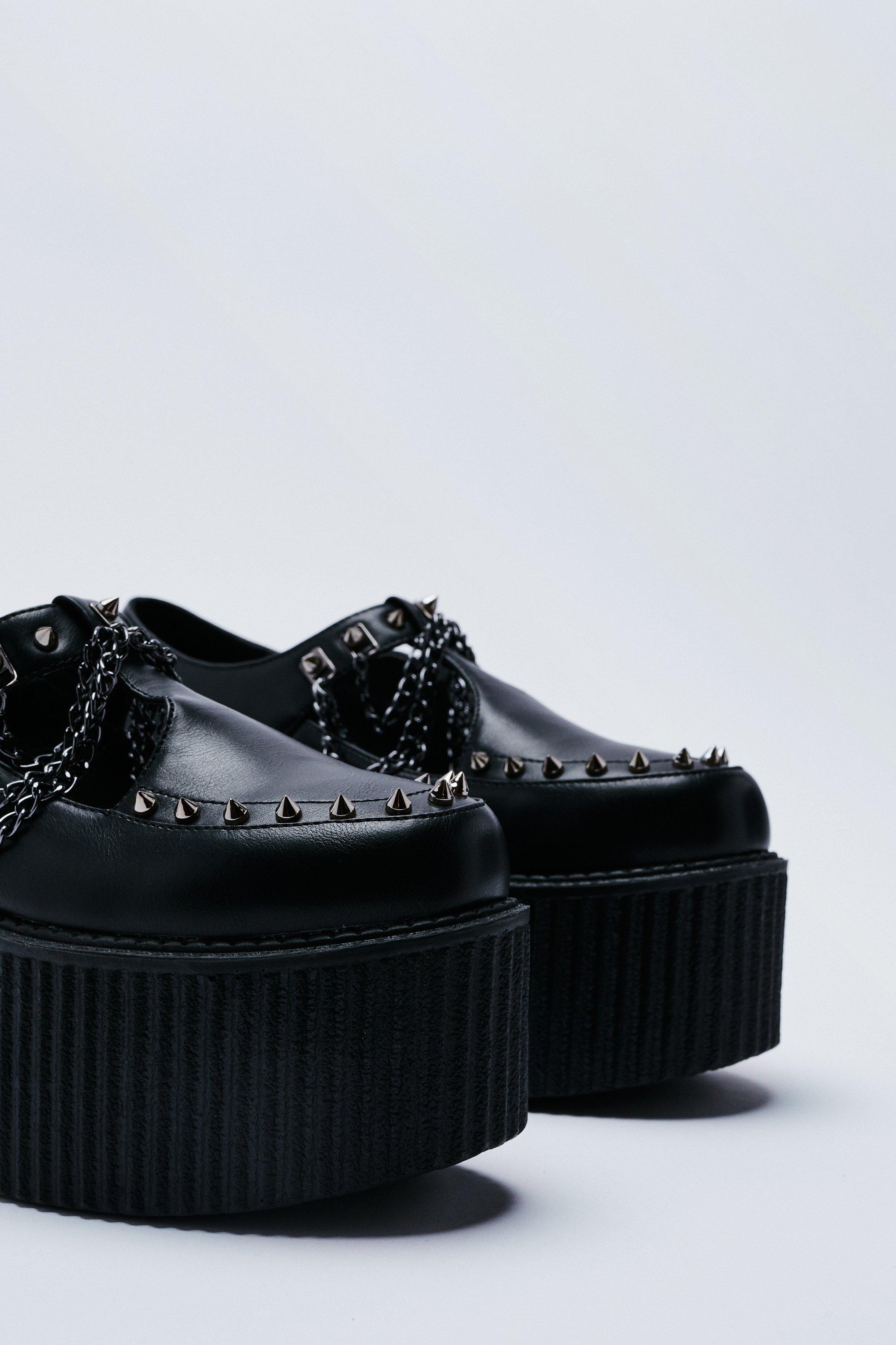 Women Ankle Boots Platform Creepers