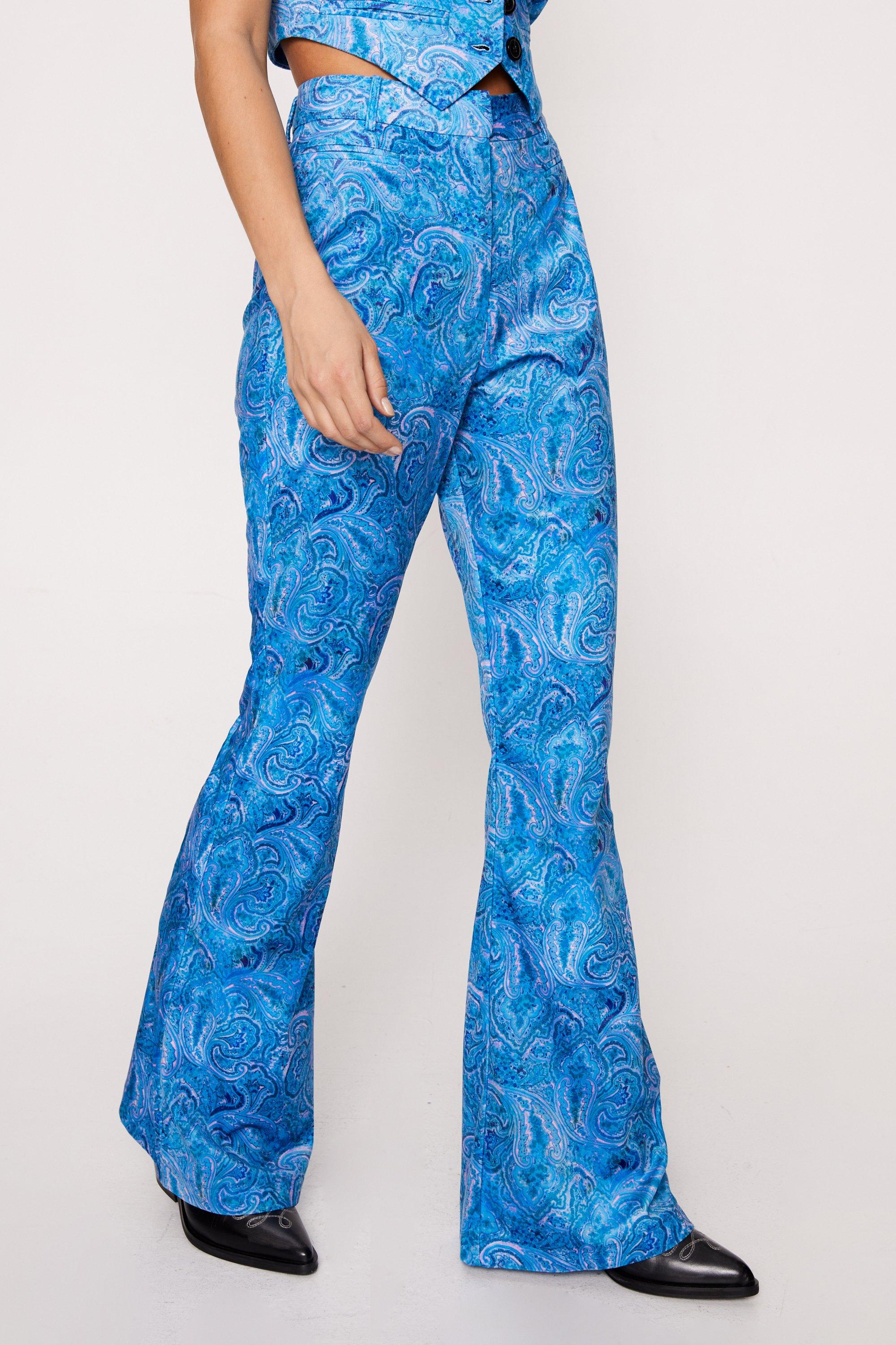 https://media.nastygal.com/i/nastygal/bgg15853_blue_xl_2/blue-premium-paisley-velvet-tailored-flare-pants