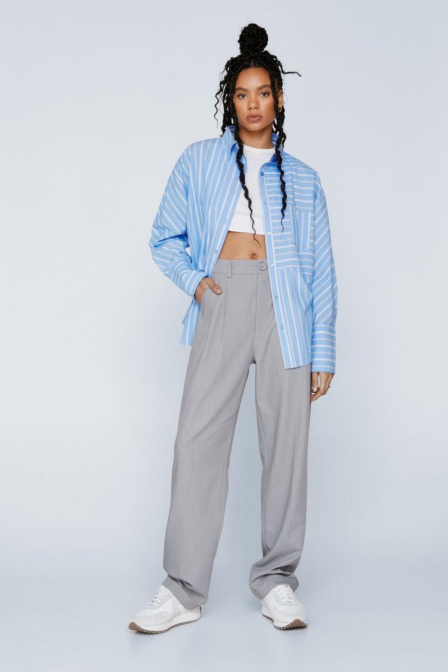 Tailored Turn Up Trousers