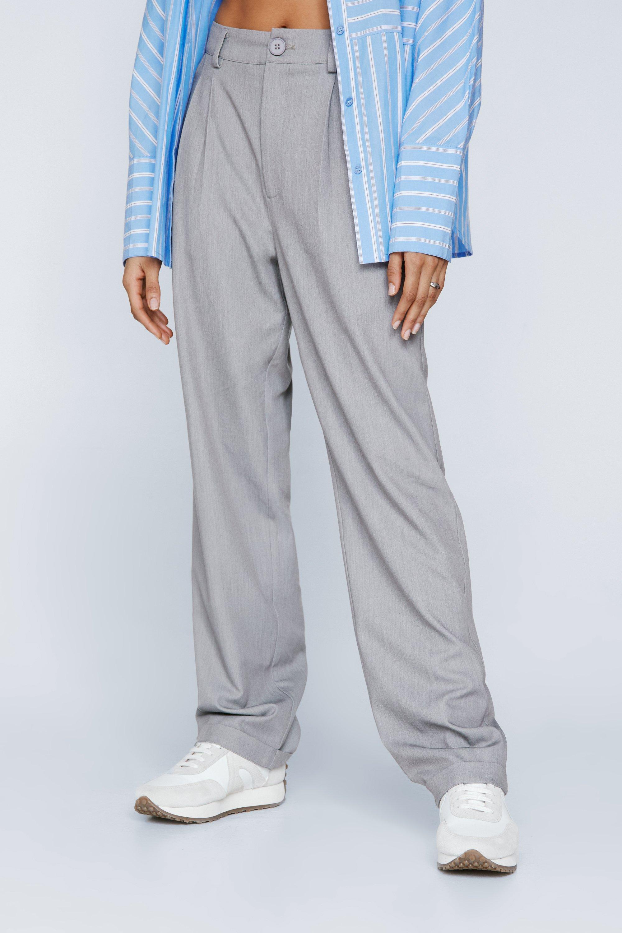 Tailored Turn Up Trousers