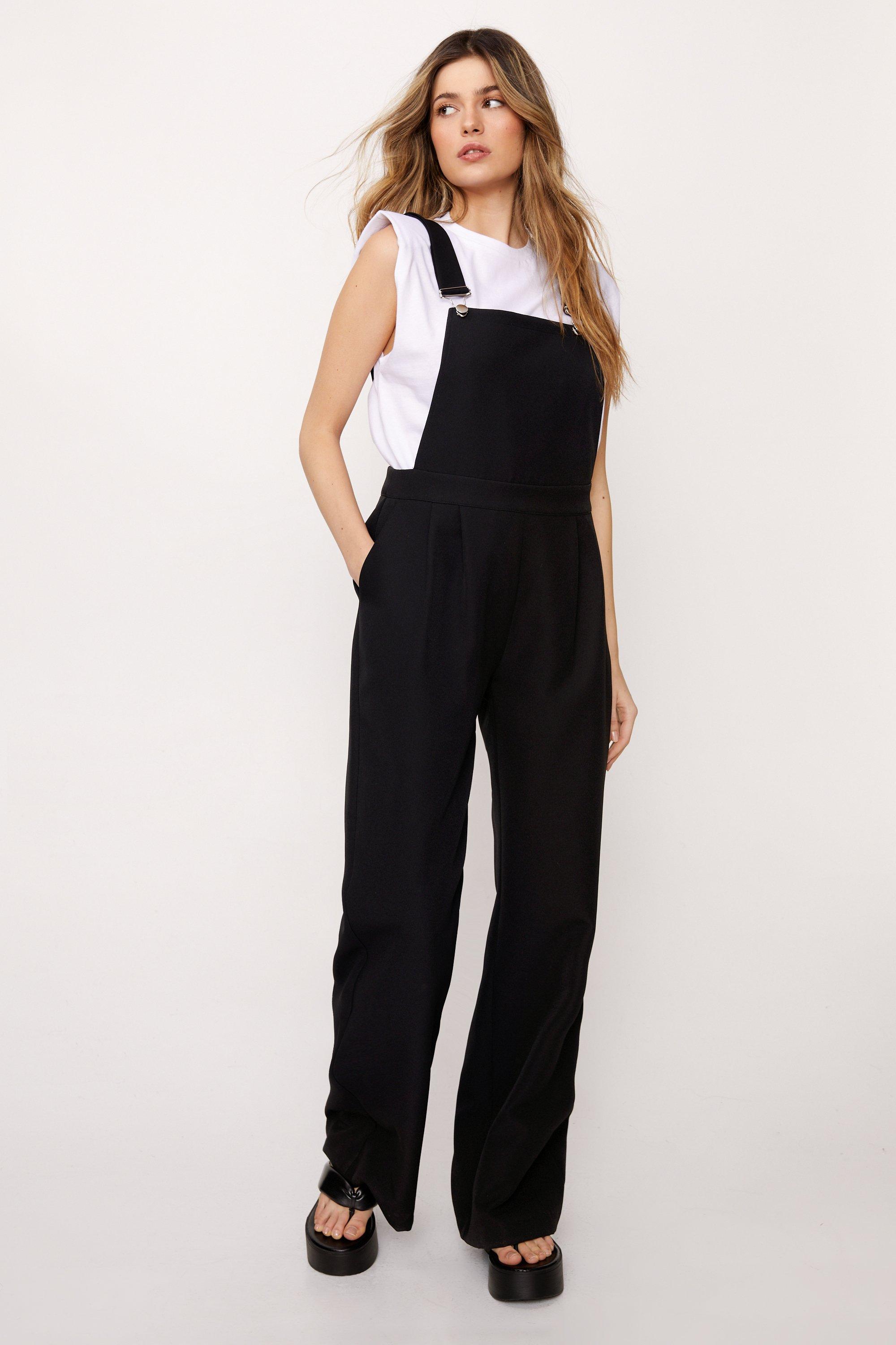 Black store dungarees jumpsuit