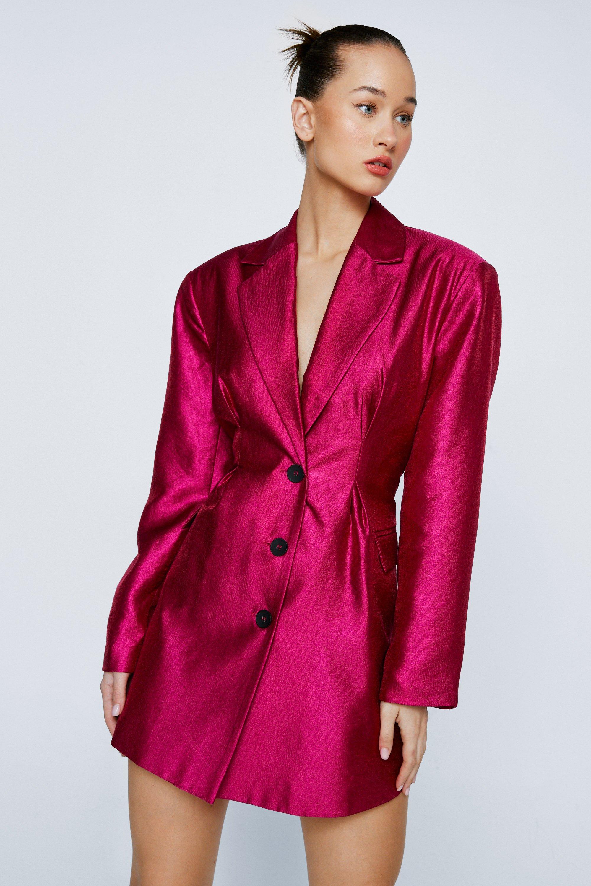 Petite Premium Tailored Blazer Dress Nasty Gal