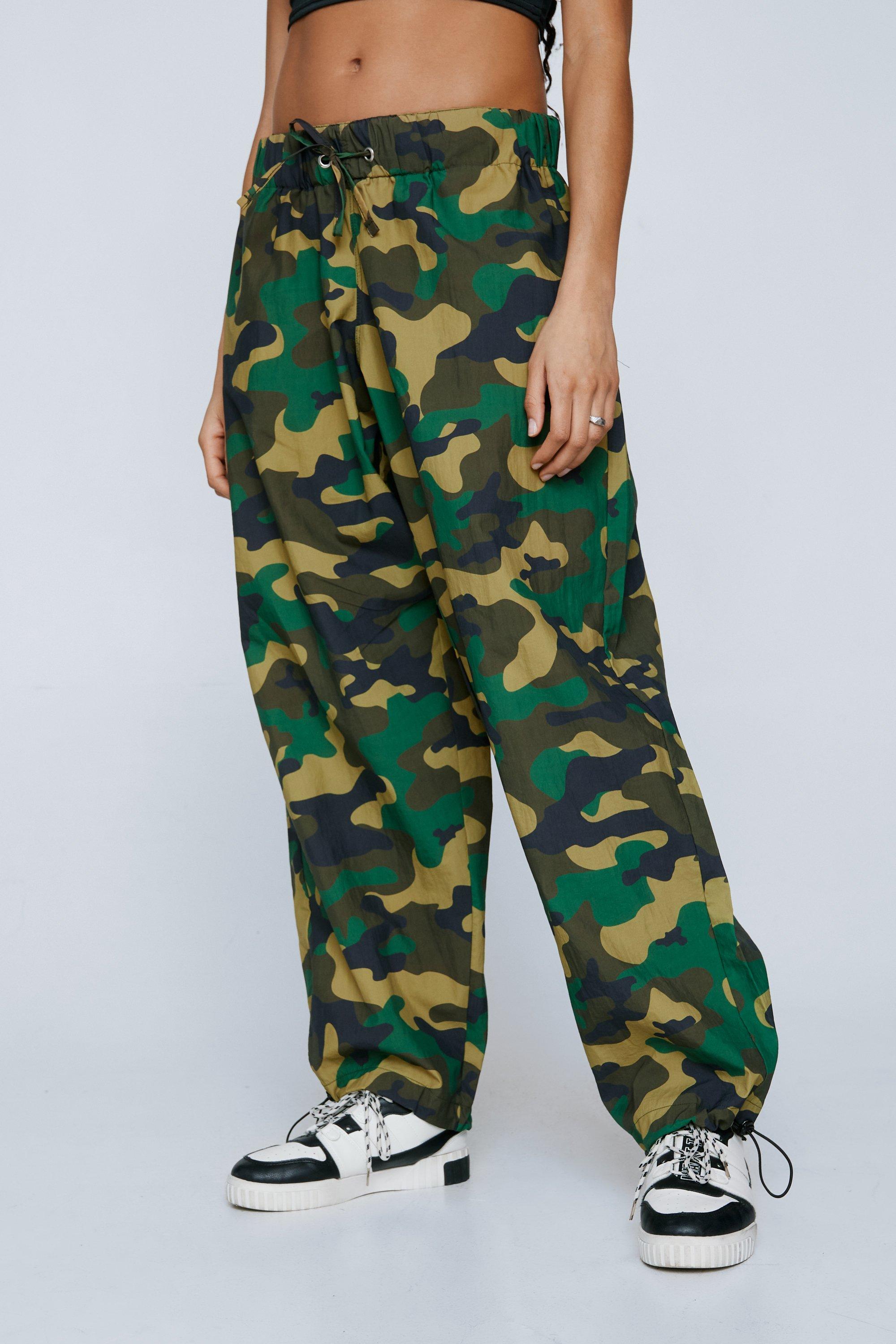 Nasty gal best sale camo joggers