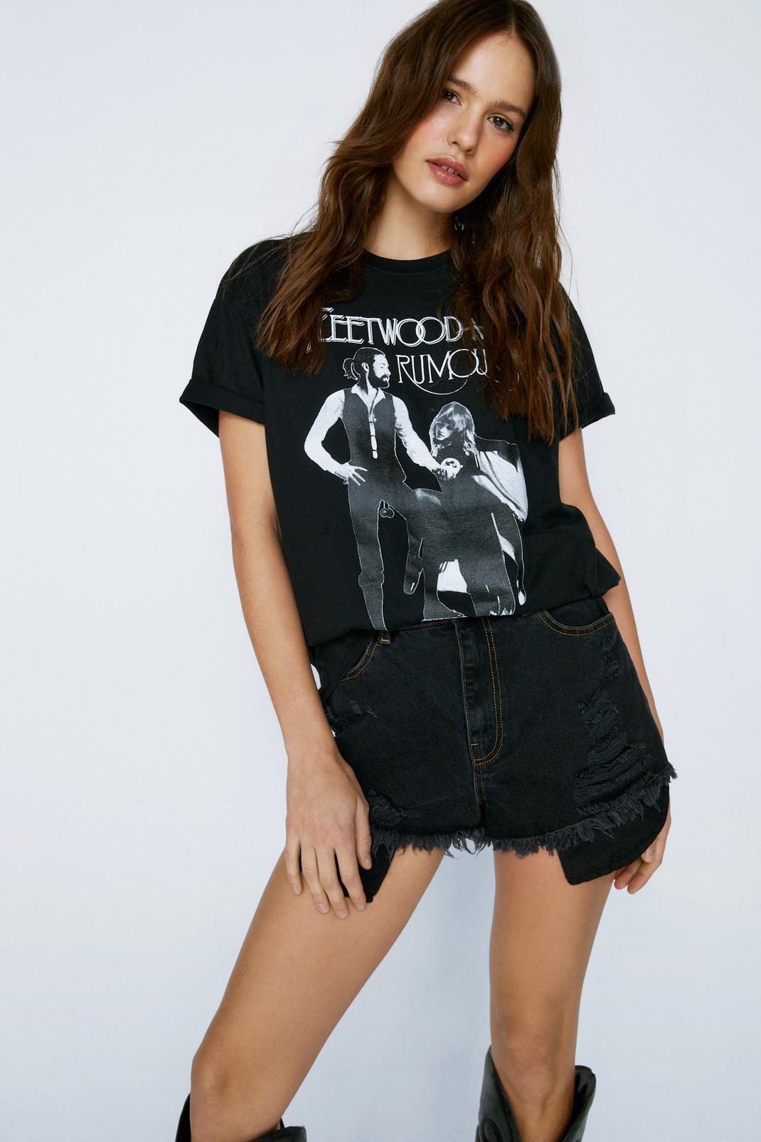 T-shirt Fleetwood Mac, Black image number 1