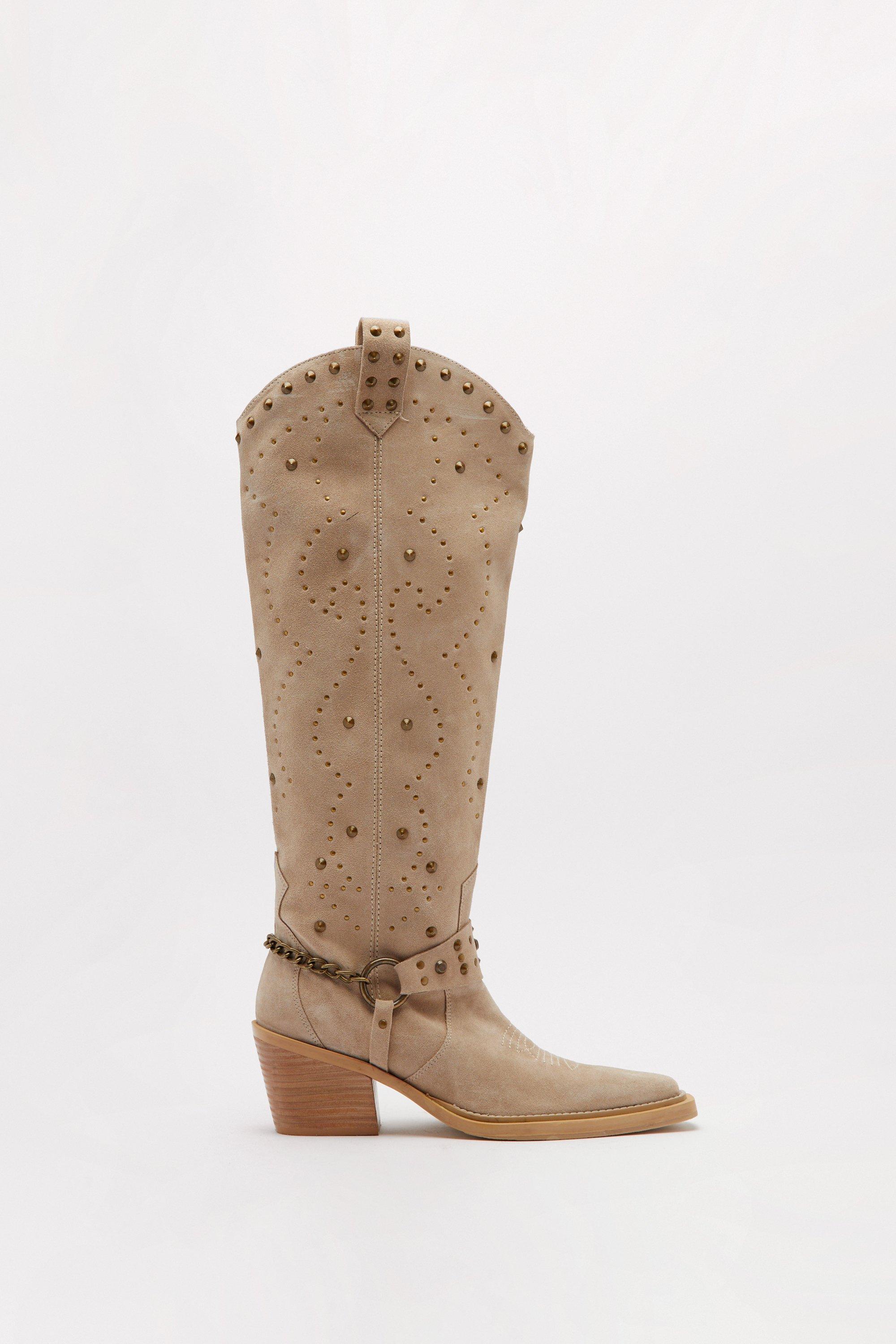 Nasty gal hot sale studded boots