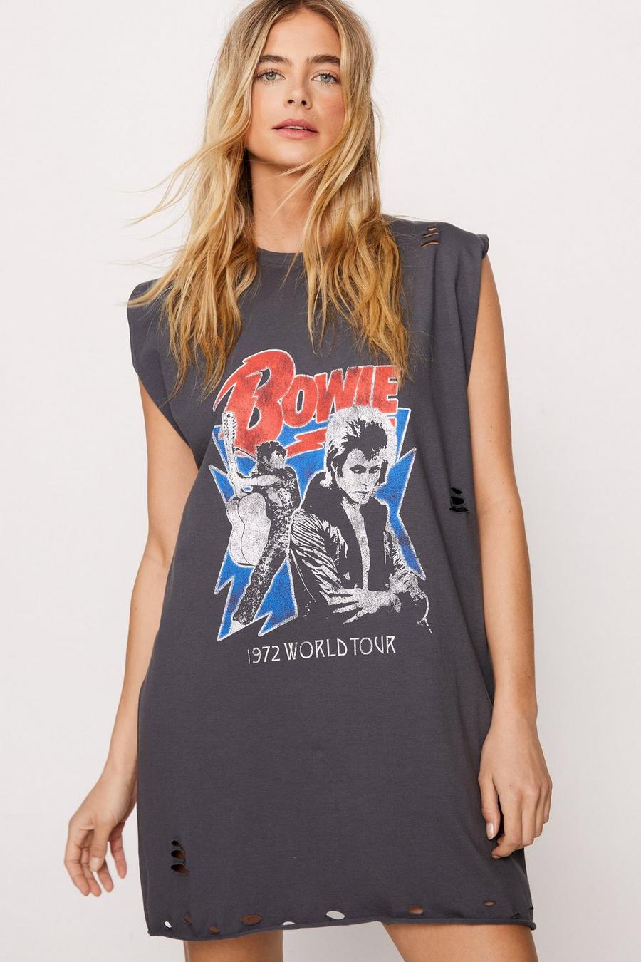 Robe t-shirt à slogan Bowie