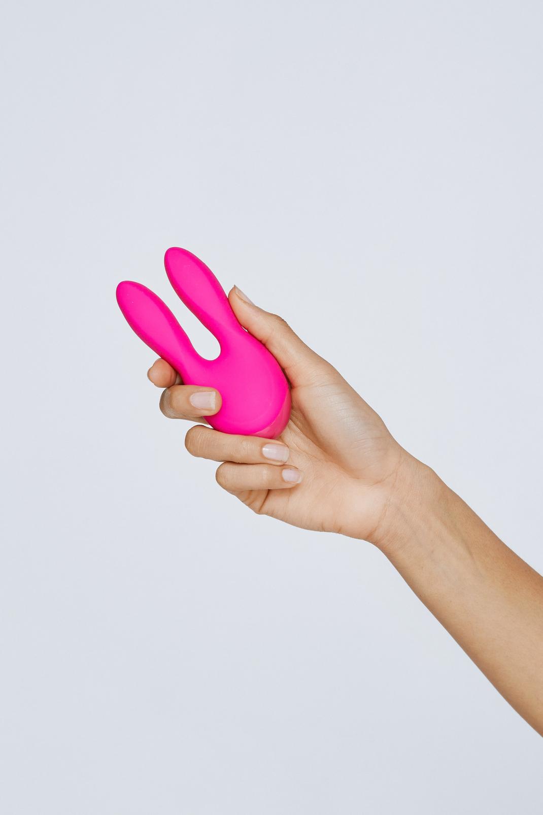 Pink 10 Function Rechargeable Rabbit Vibrator Sex Toy image number 1