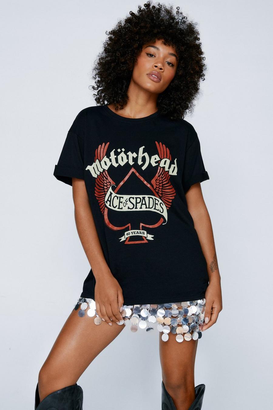 T-shirt oversize à imprimé Motorhead 