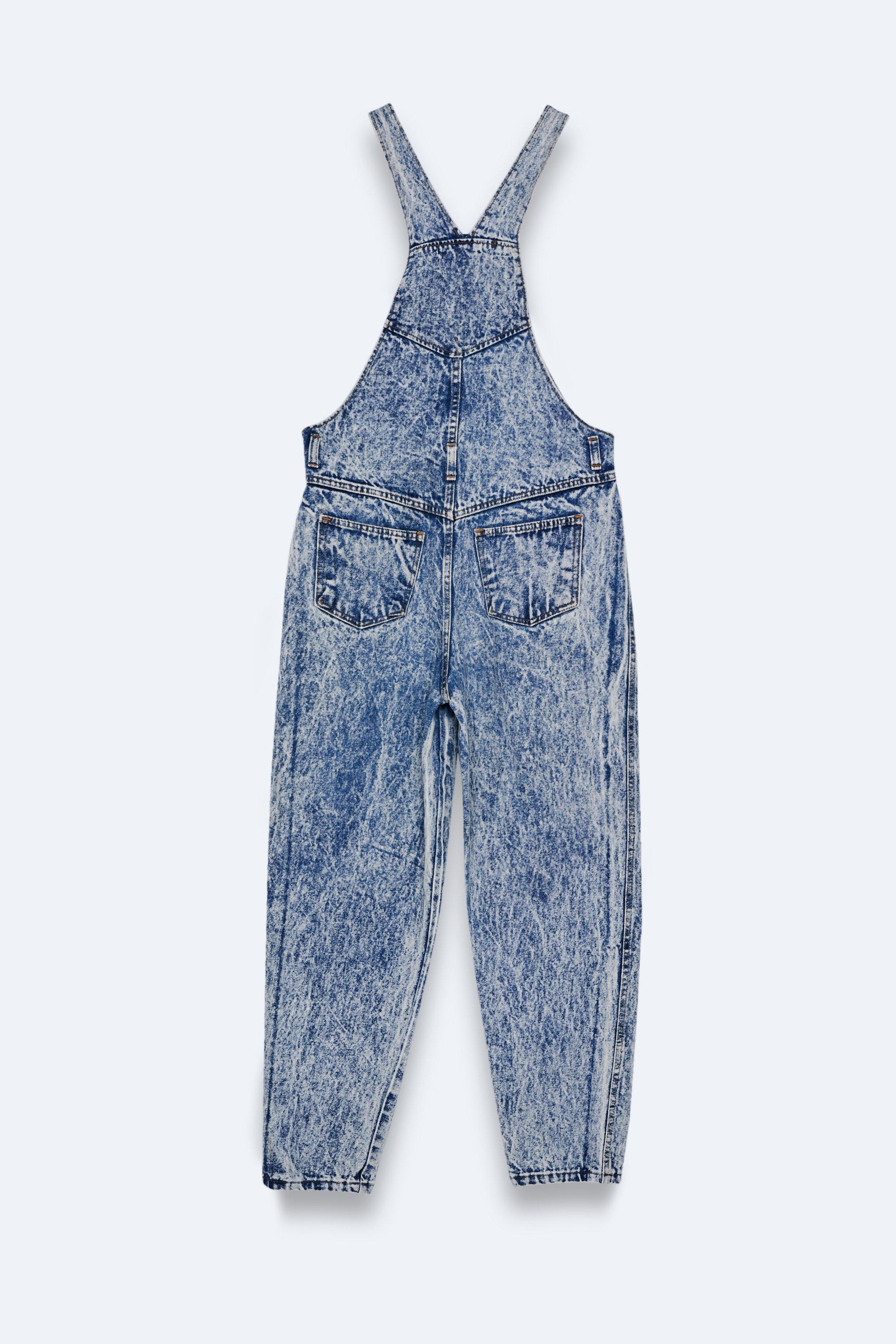 Vintage Acid Wash Dungarees