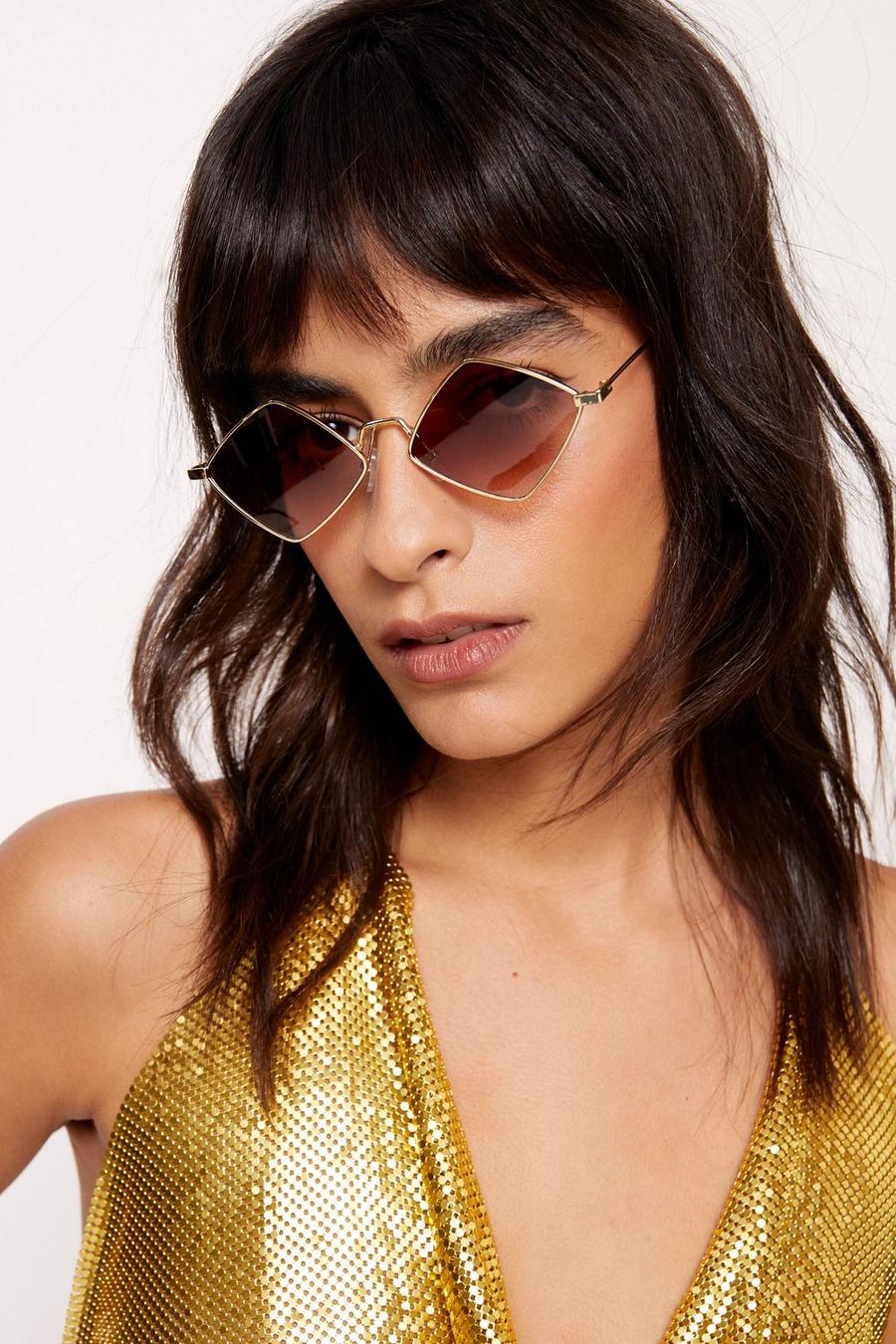 Diamond Ombre Lens Sunglasses