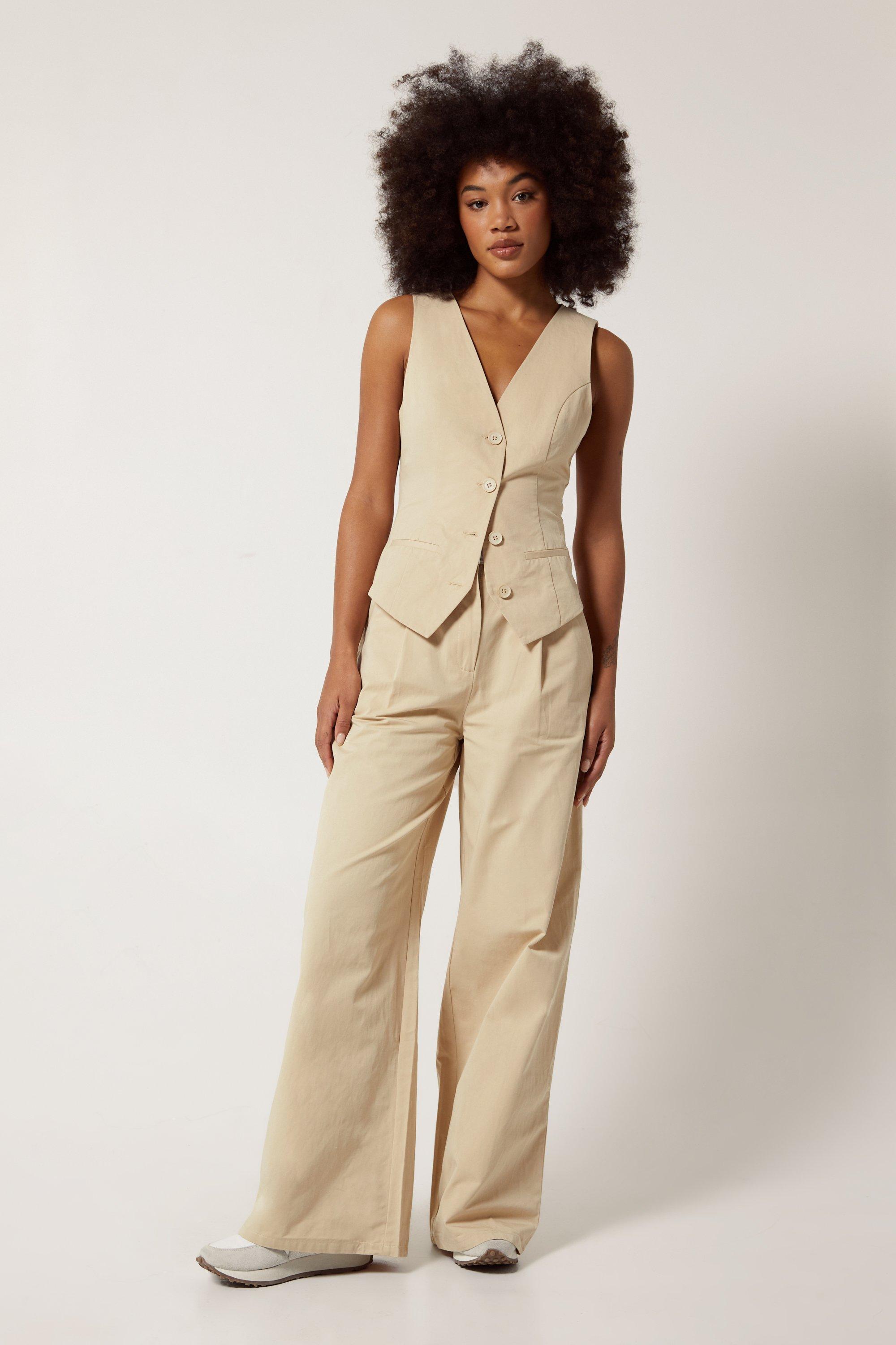 Bec Contrast Waistband Trouser