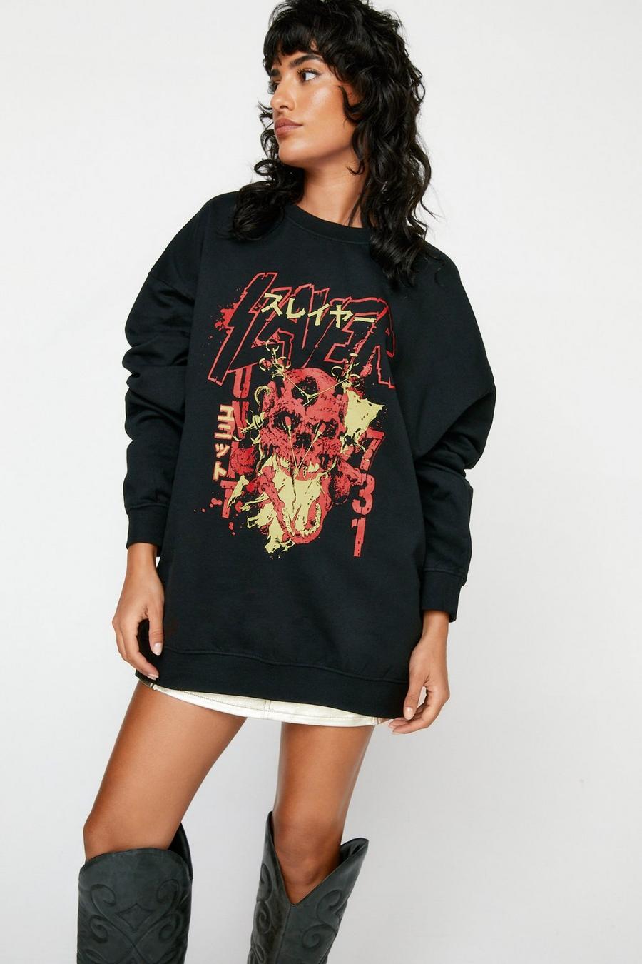Misfits Graphic Band Long Sleeved Top