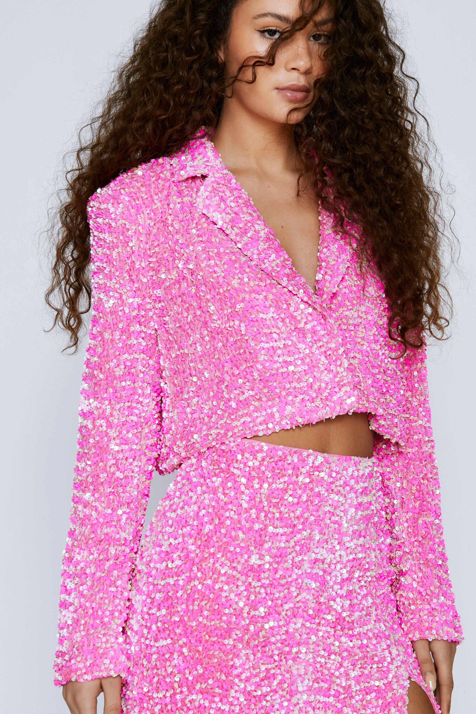 Nasty gal outlet pink blazer