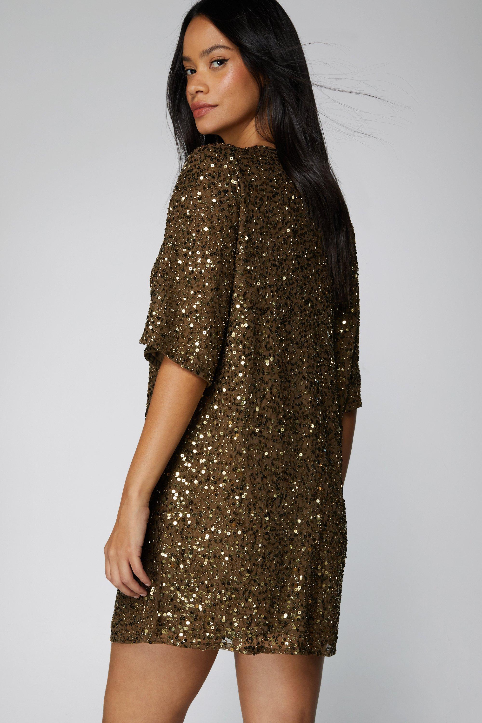 Nasty gal glitter outlet dress