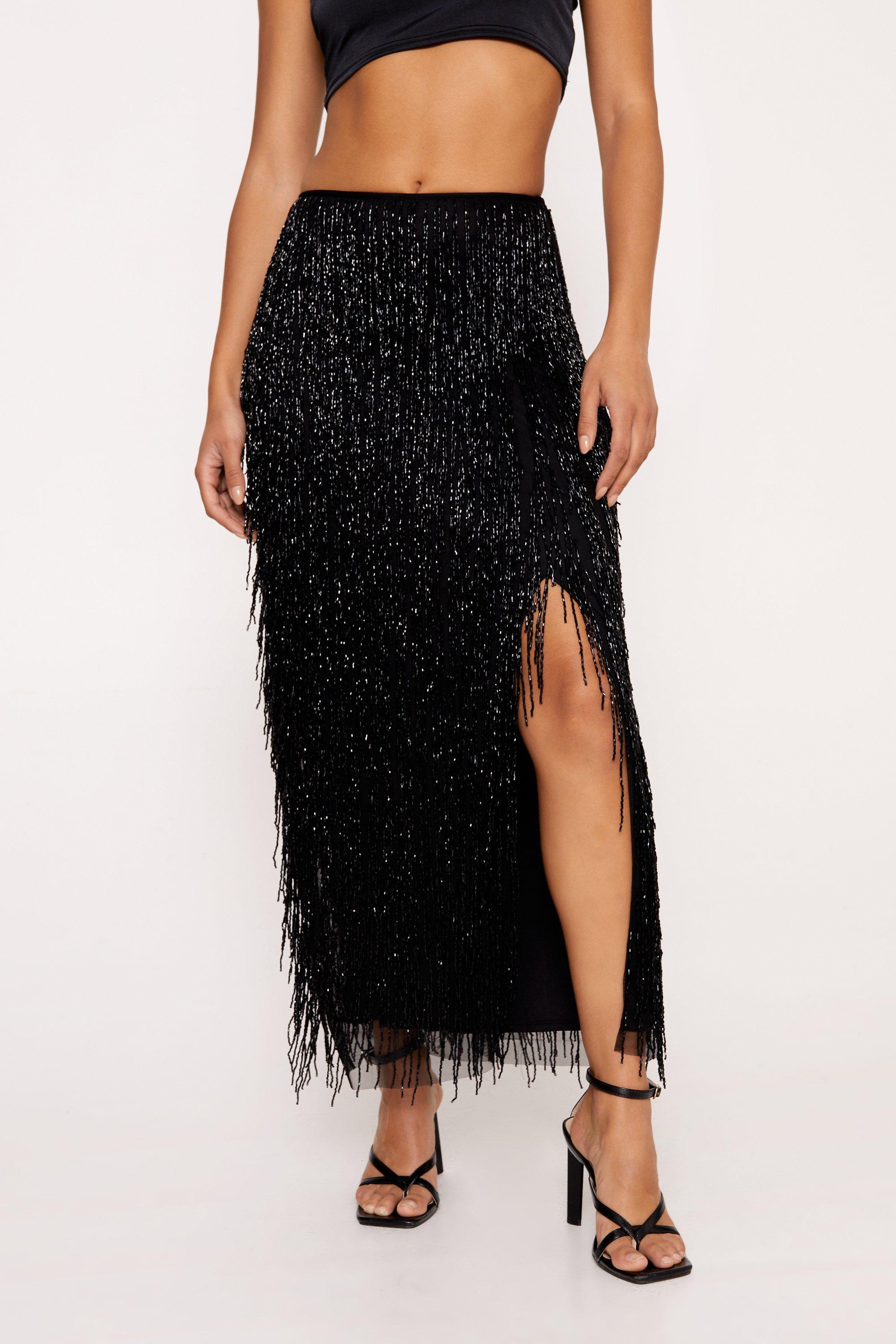 Nasty gal fringe outlet skirt